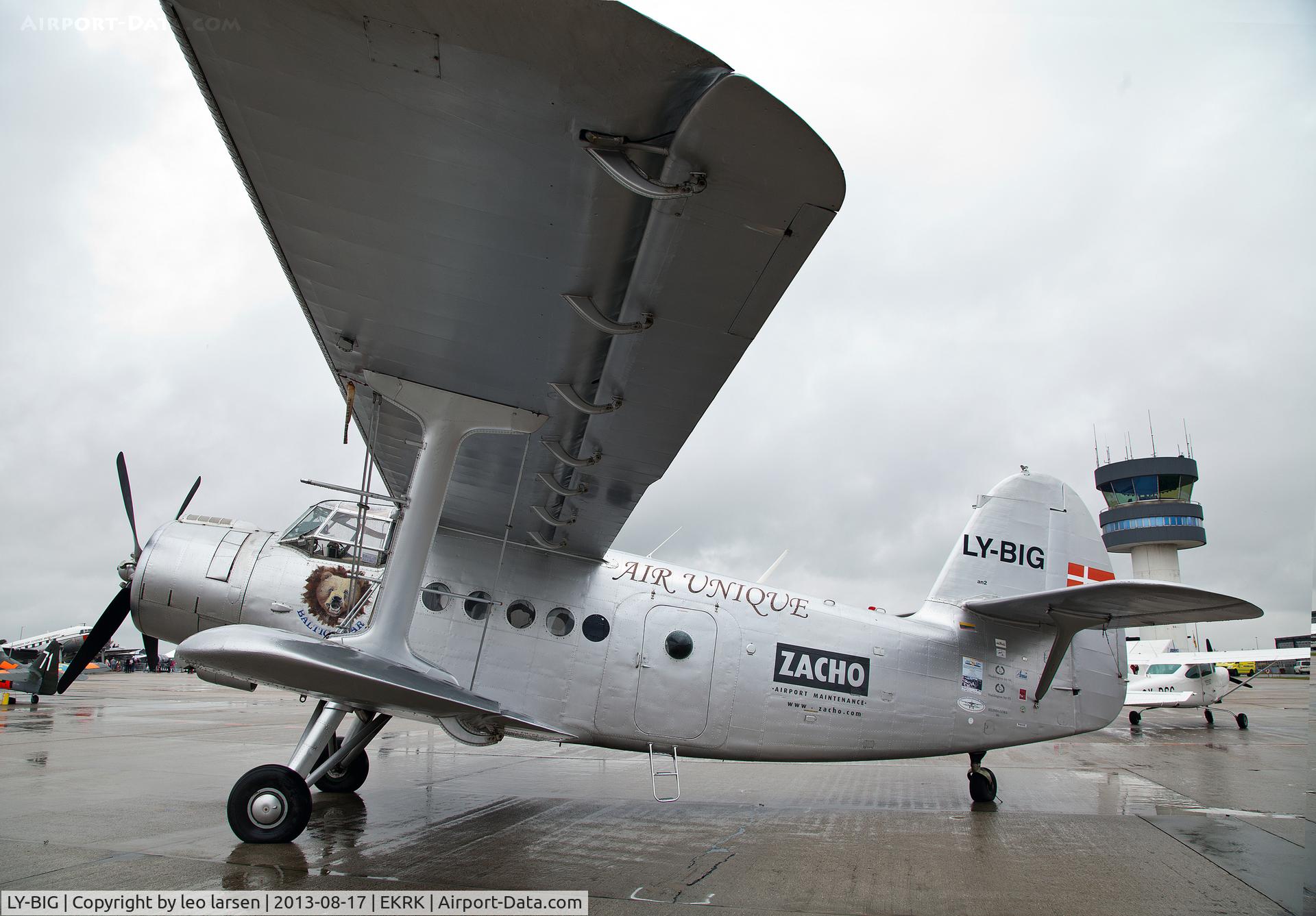 LY-BIG, 1989 Antonov An-2T C/N IG236-23, Roskilde Air Show 17.8.13