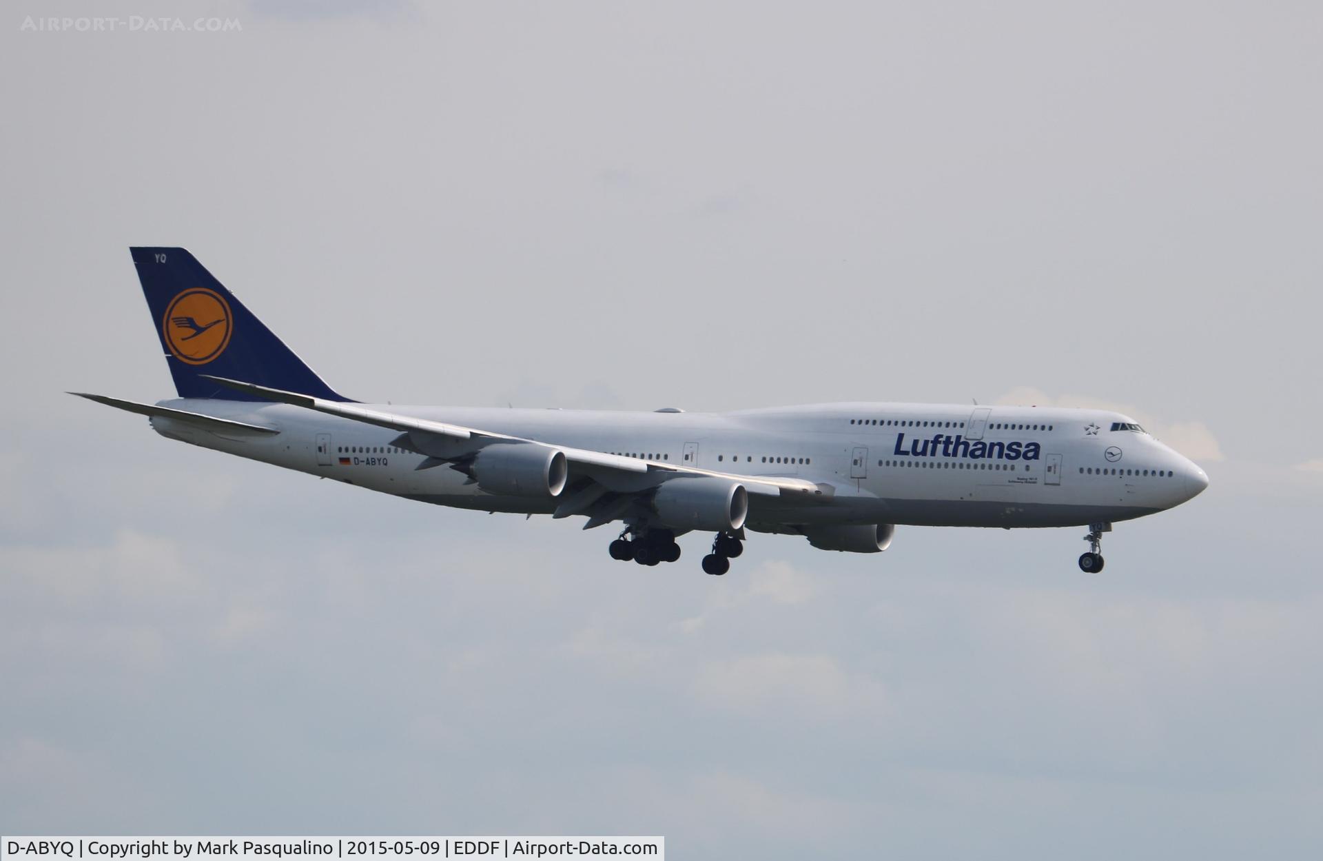 D-ABYQ, 2014 Boeing 747-830 C/N 37840, Boeing 747-800