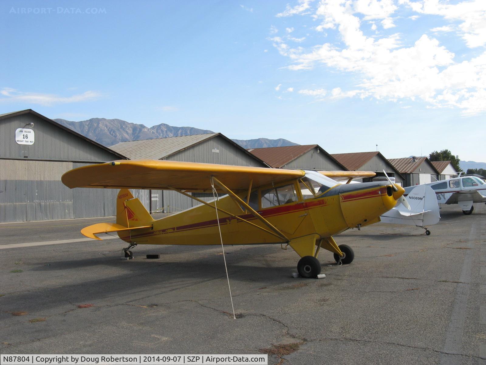 N87804, 1946 Piper PA-12 Super Cruiser C/N 12-5, 1946 Piper PA-12 SUPER CRUISER, Lycoming O-290 125 Hp upgrade, Alaska visitor flown by young lady