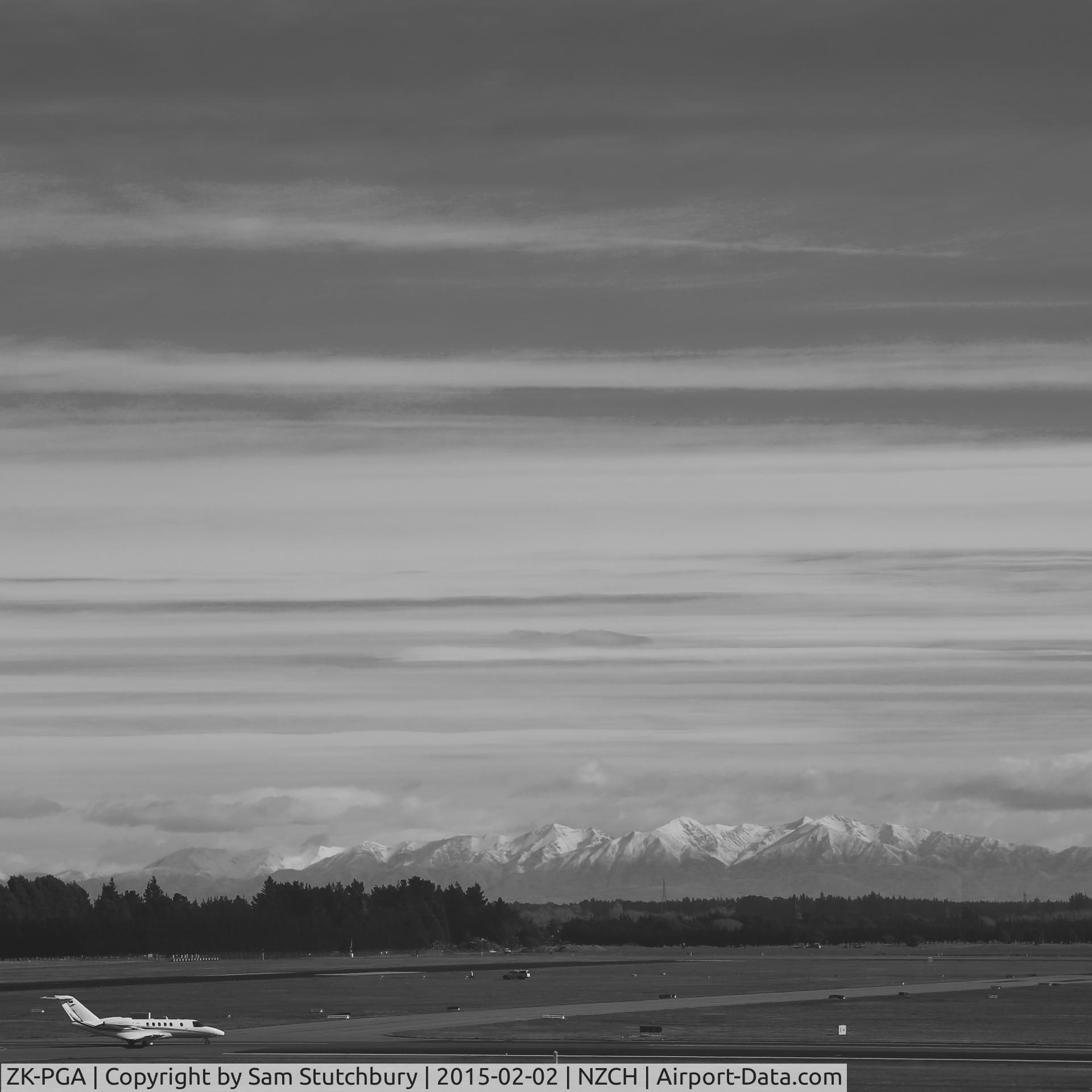 ZK-PGA, 2012 Cessna 525C CitationJet CJ4 C/N 525C-0112, JetBLAK Cessna Citation 4 (525C) on departure from Christchurch