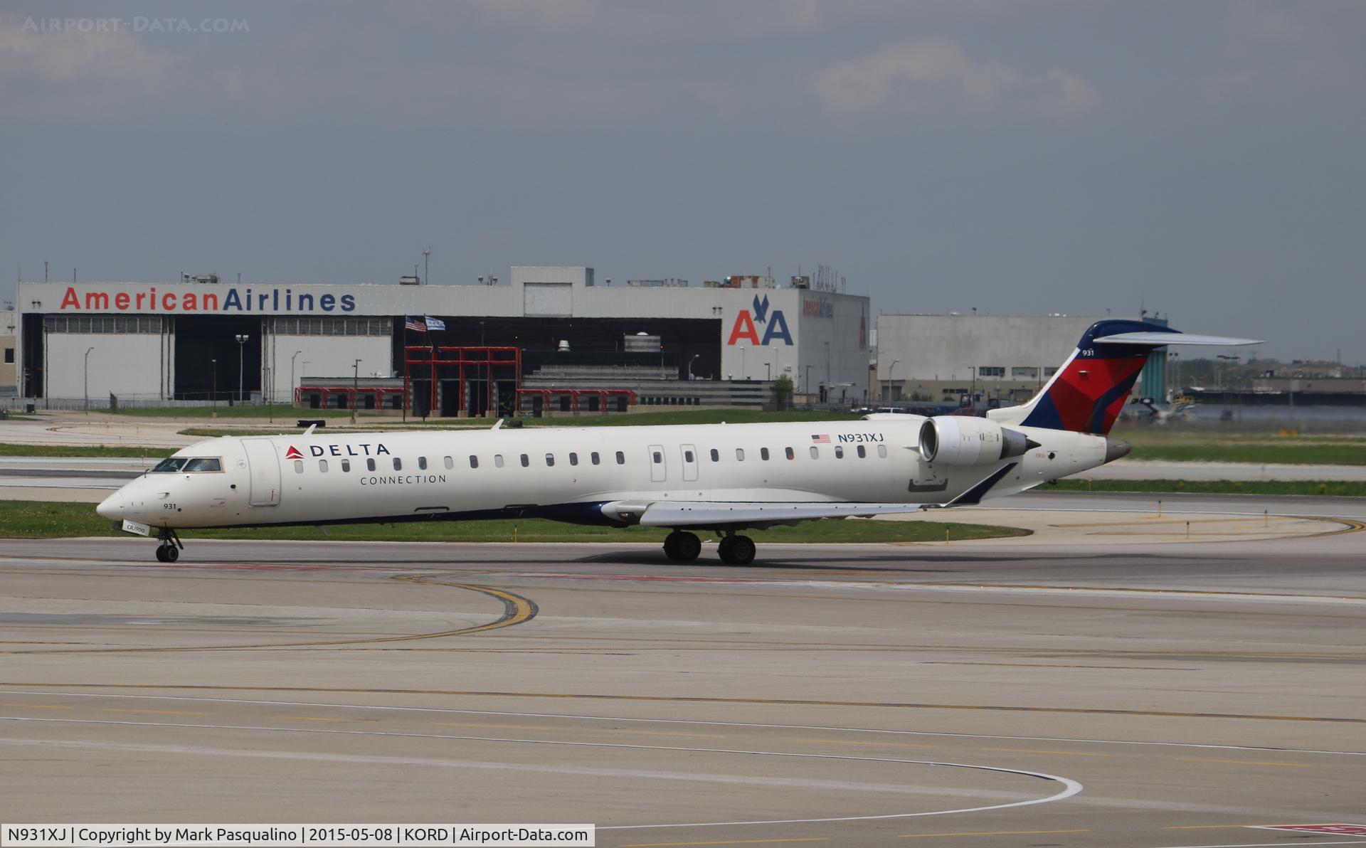 N931XJ, 2008 Bombardier CRJ-900ER (CL-600-2D24) C/N 15193, CL600-2D24