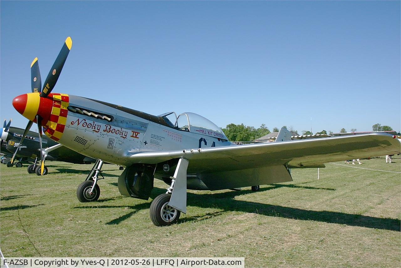 F-AZSB, 1944 North American P-51D Mustang C/N 122-40967, North American P-51D Mustang, La Ferté-Alais Airfield (LFFQ) Air Show 2012