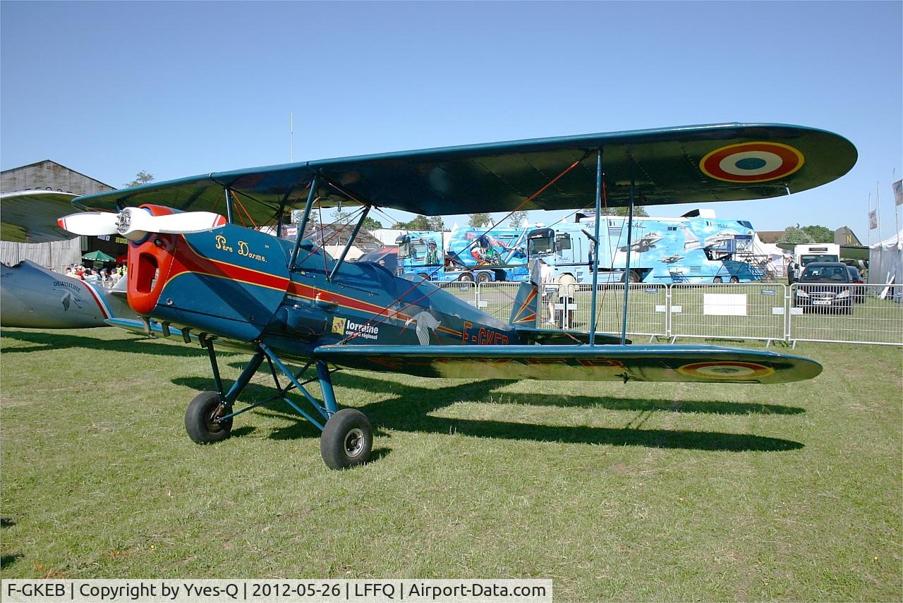 F-GKEB, Stampe-Vertongen SV-4C C/N 618, Stampe-Vertongen SV-4, Static Display, La Ferté-Alais Airfield (LFFQ) Air Show 2012