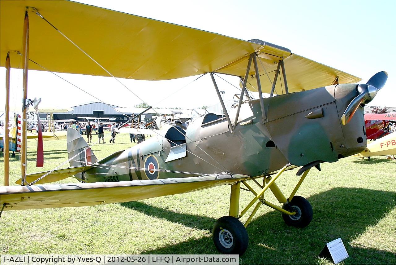 F-AZEI, 1941 De Havilland DH-82A Tiger Moth II C/N 84882, De Havilland DH-82A Tiger Moth II, La Ferté-Alais Airfield (LFFQ) Air Show 2012