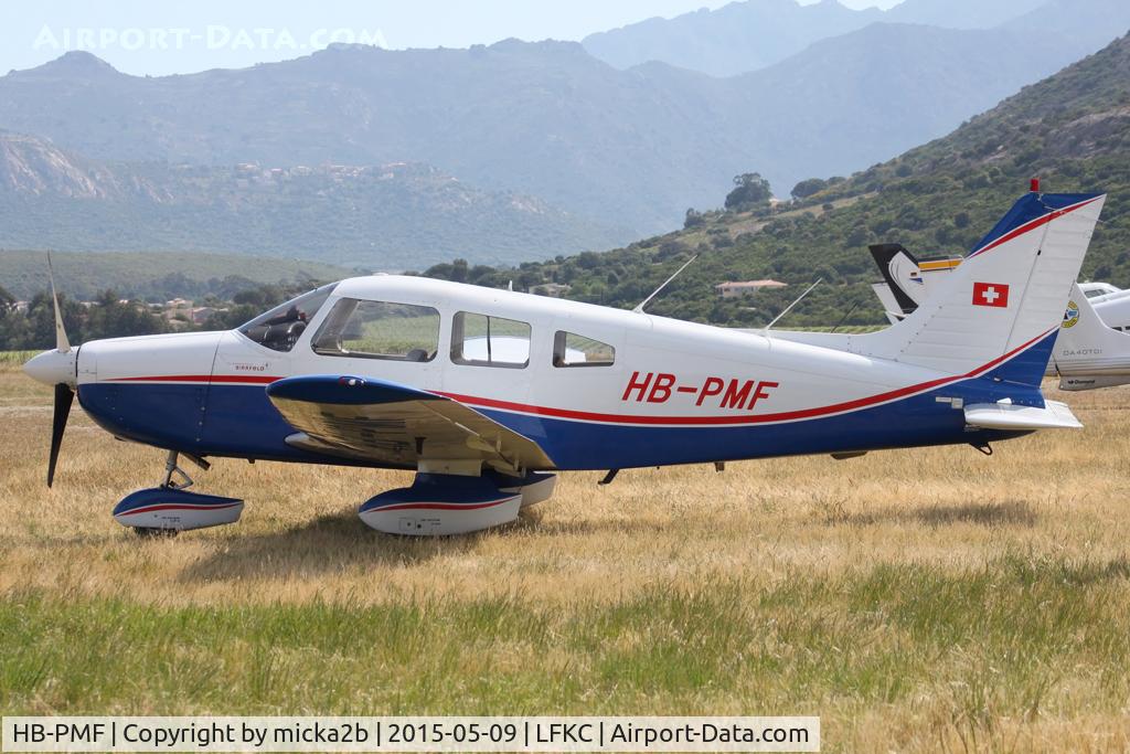 HB-PMF, 1989 Piper PA-28 161 C/N 28-16078, Parked