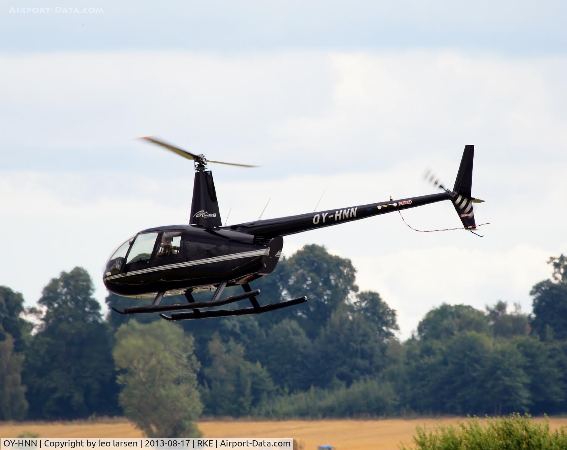 OY-HNN, 2008 Robinson R44 Clipper II C/N 12154, Roskilde Air Show 17.8.13