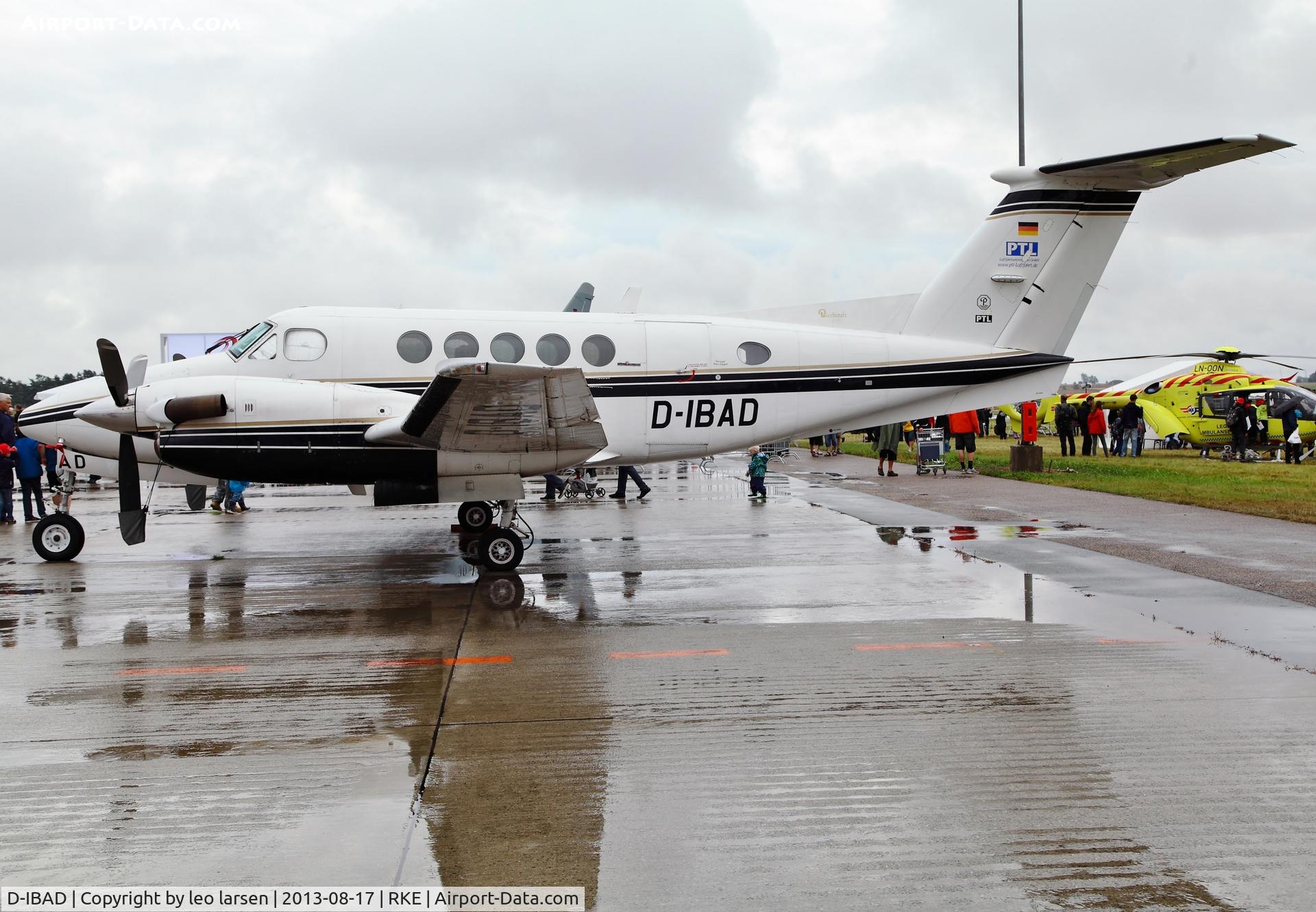 D-IBAD, 1985 Beech B200 Super King Air King Air C/N BB-1229, Roskilde Air Show 17.8.13