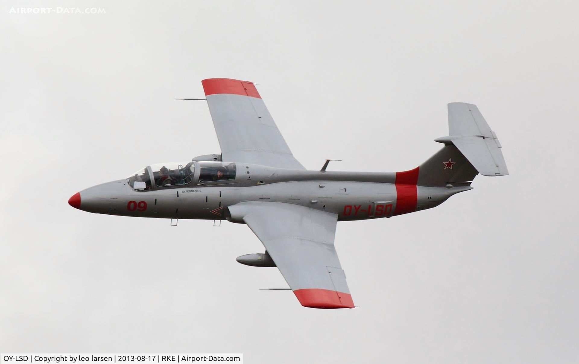 OY-LSD, 1973 Aero L-29 C/N 394952, Roskilde Air Show 17.8.15