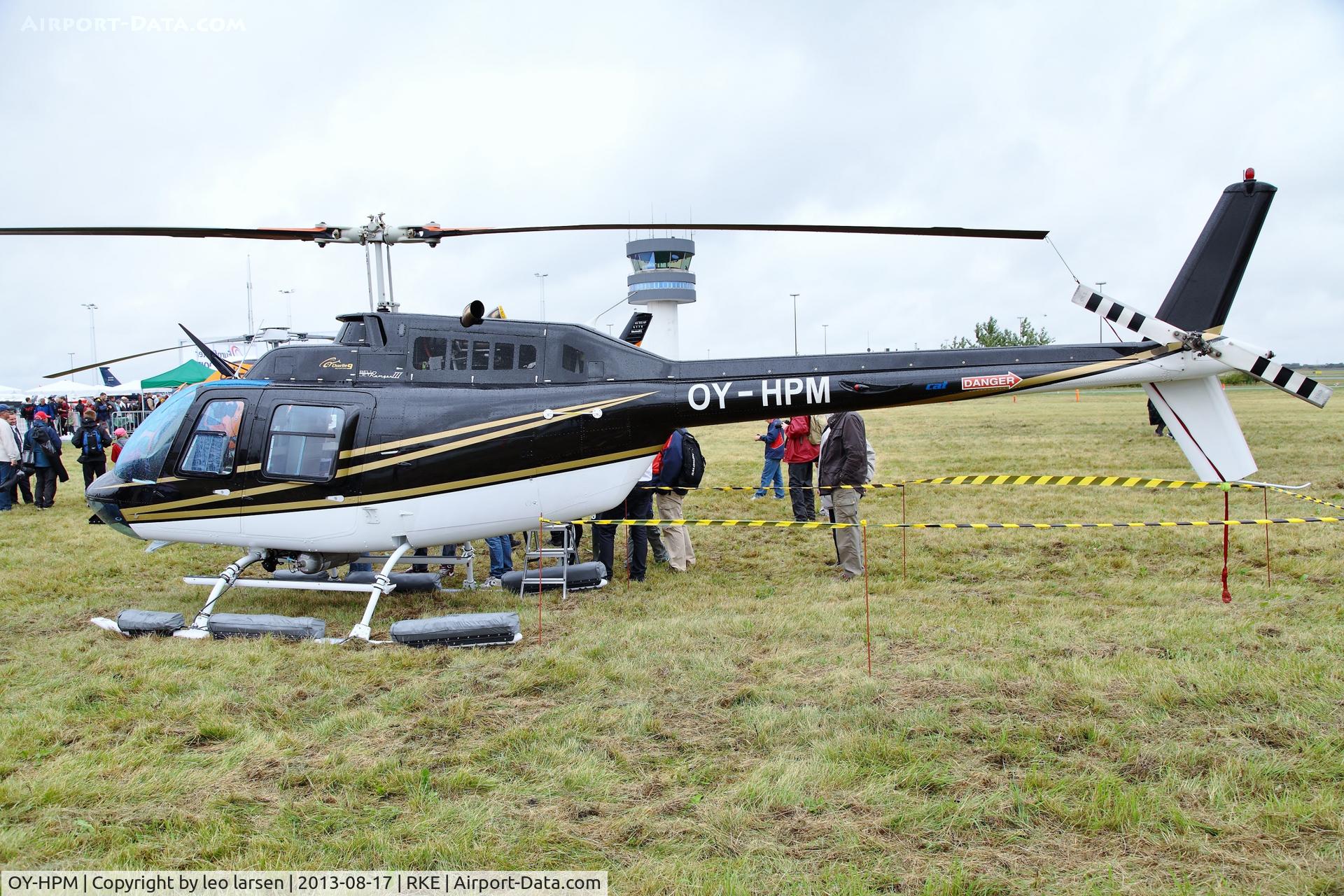 OY-HPM, 2007 Bell 206B JetRanger III C/N 4639, Roskilde Air Show 17.8.13