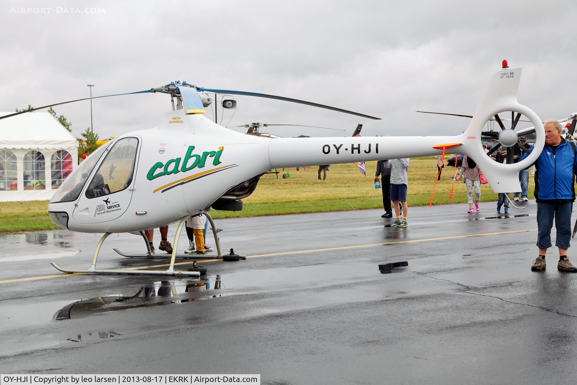 OY-HJI, 2012 Guimbal Cabri G2 C/N 1036, Roskilde Air Show 17.7.13