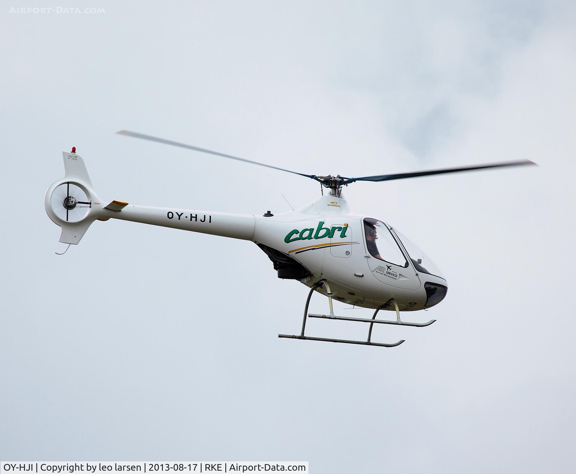 OY-HJI, 2012 Guimbal Cabri G2 C/N 1036, Roskilde Air Show 17.8.13