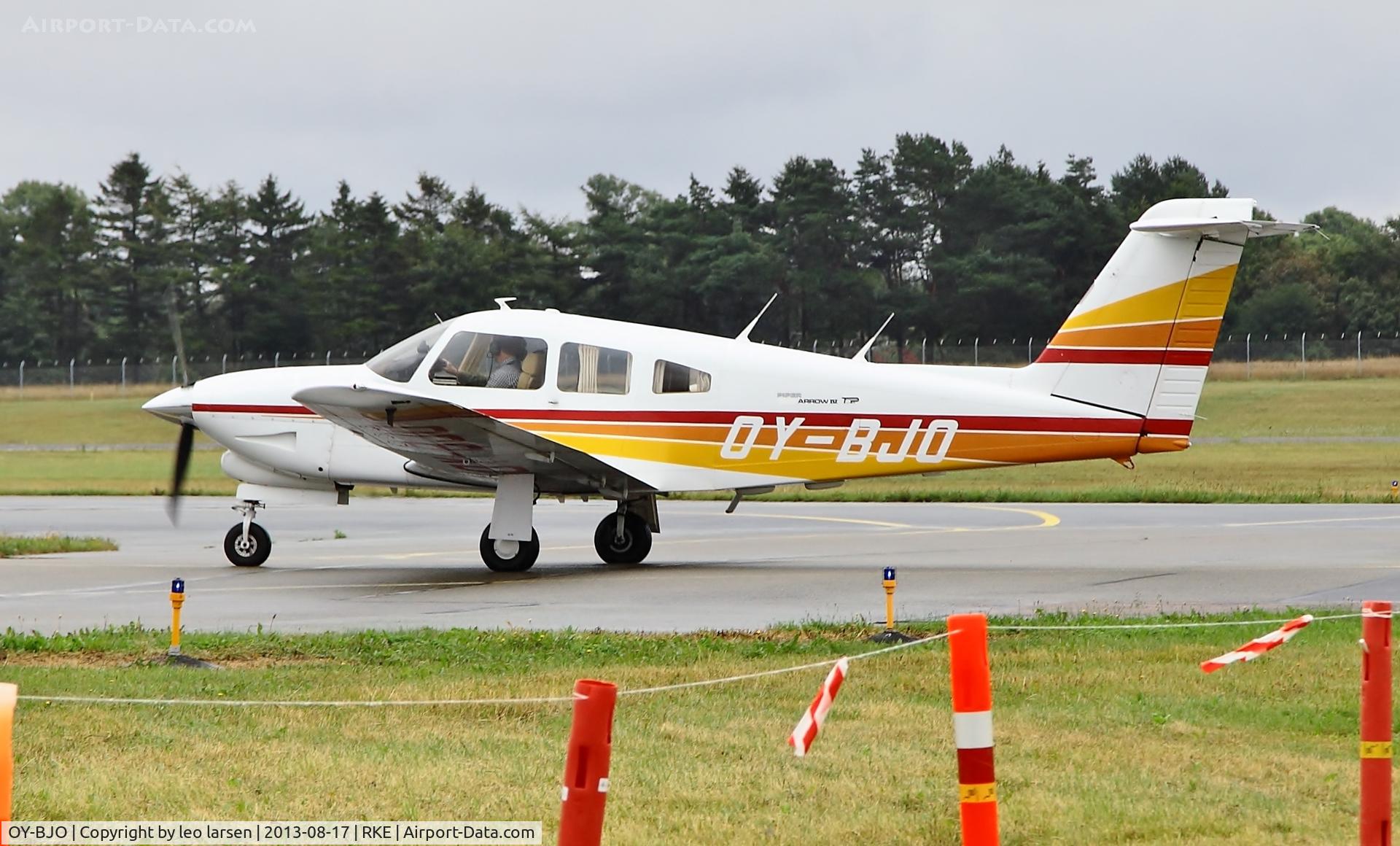 OY-BJO, 1979 Piper PA-28RT-201T Turbo Arrow IV Arrow IV C/N 28R-7931051, Roskilde Air Show 17.8.13