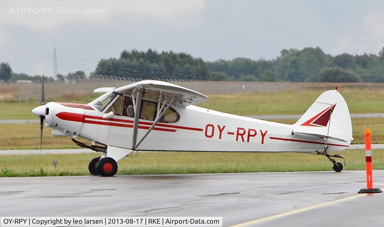 OY-RPY, 1963 Piper PA-18-150 Super Cub C/N 18-8092, Roskilde Air Show 17.8.13