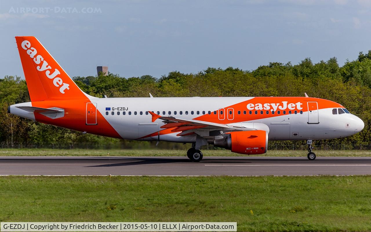 G-EZDJ, 2008 Airbus A319-111 C/N 3544, departure via RW24