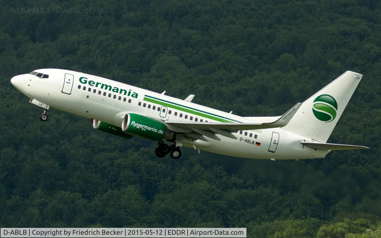 D-ABLB, 2008 Boeing 737-76J C/N 36115, departure to Bremen via RW27