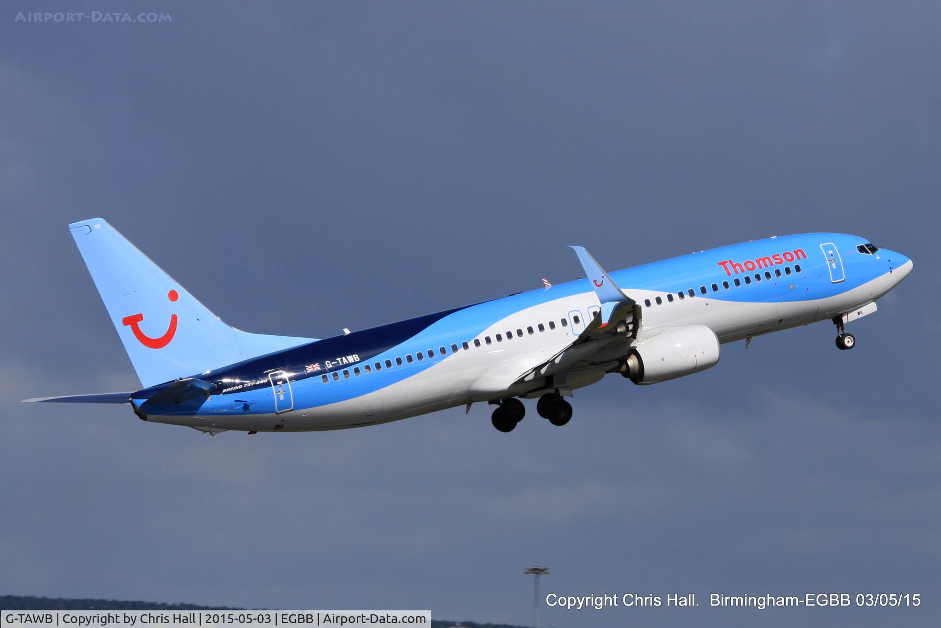 G-TAWB, 2012 Boeing 737-8K5 C/N 37242, Thomson