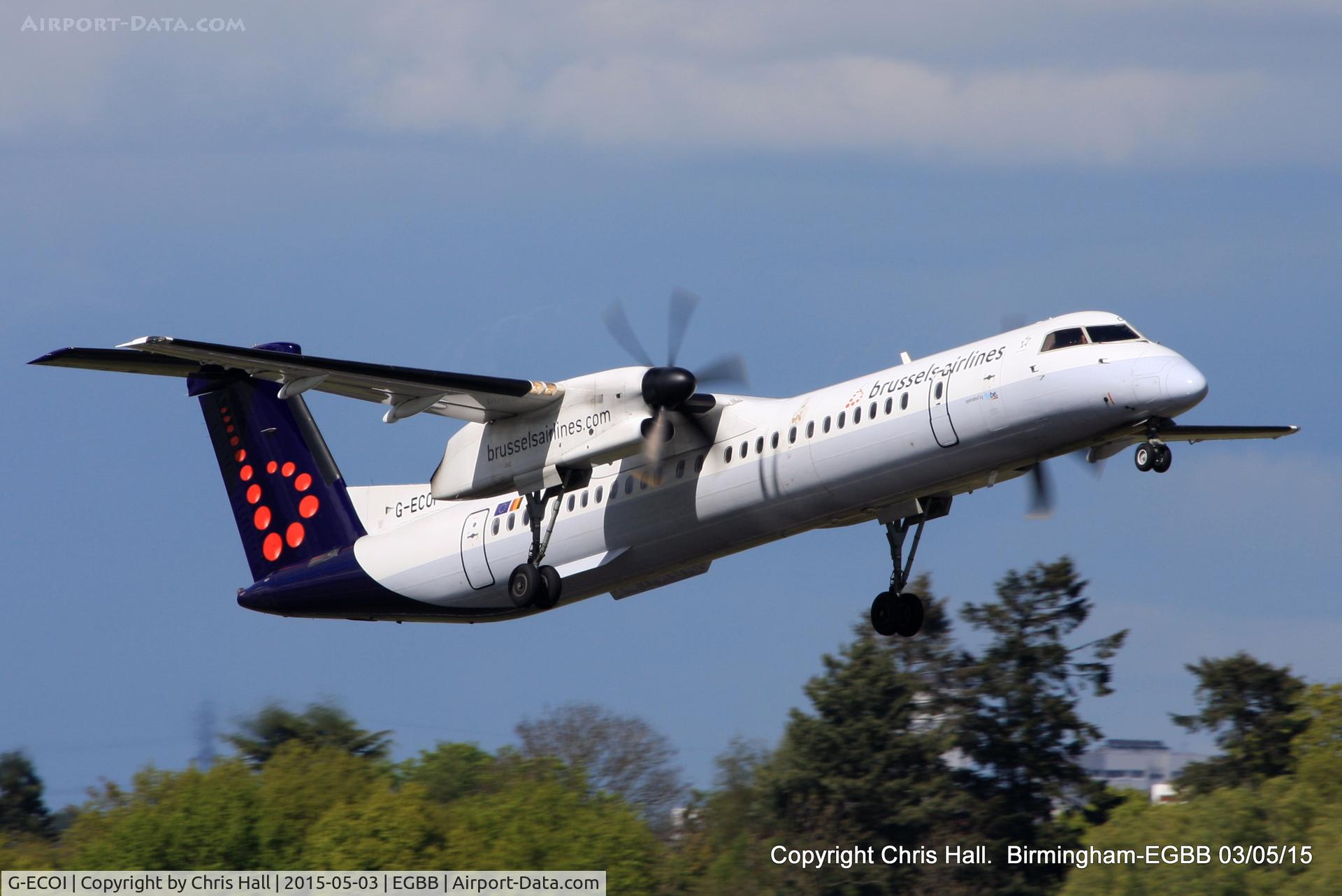 G-ECOI, 2008 De Havilland Canada DHC-8-402Q Dash 8 C/N 4224, Brussels Airlines