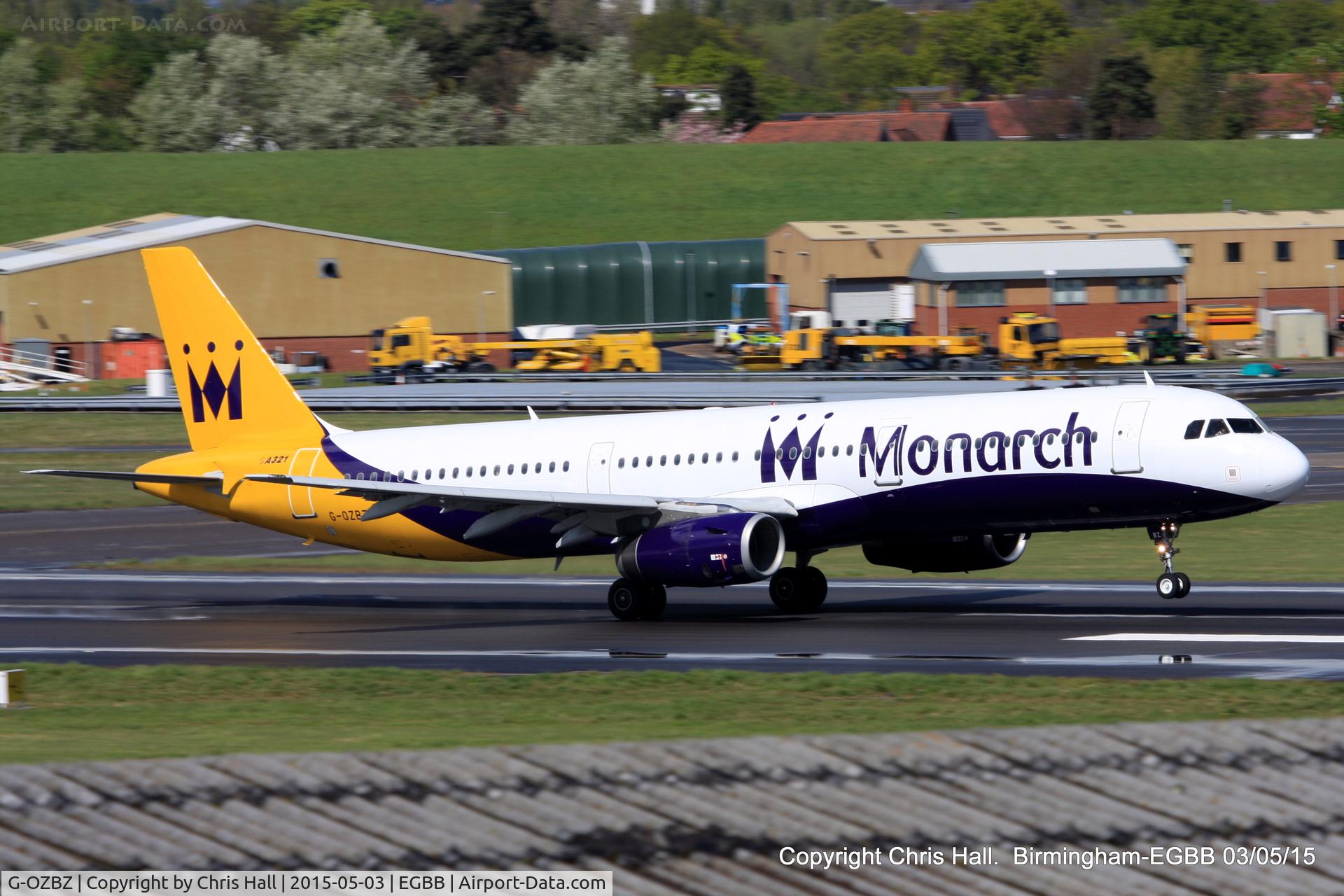 G-OZBZ, 2001 Airbus A321-231 C/N 1421, Monarch