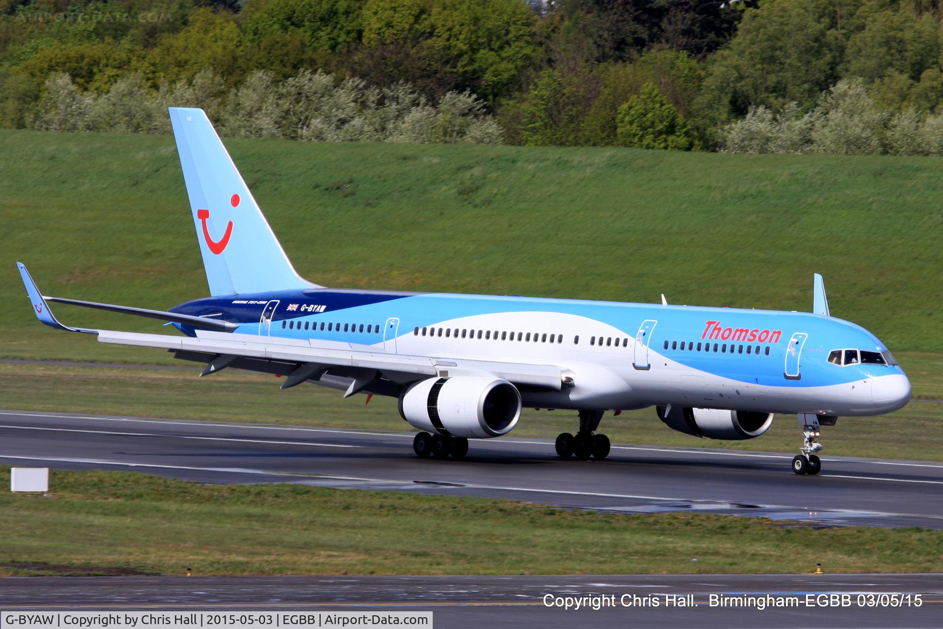 G-BYAW, 1995 Boeing 757-204 C/N 27234, Thomsom