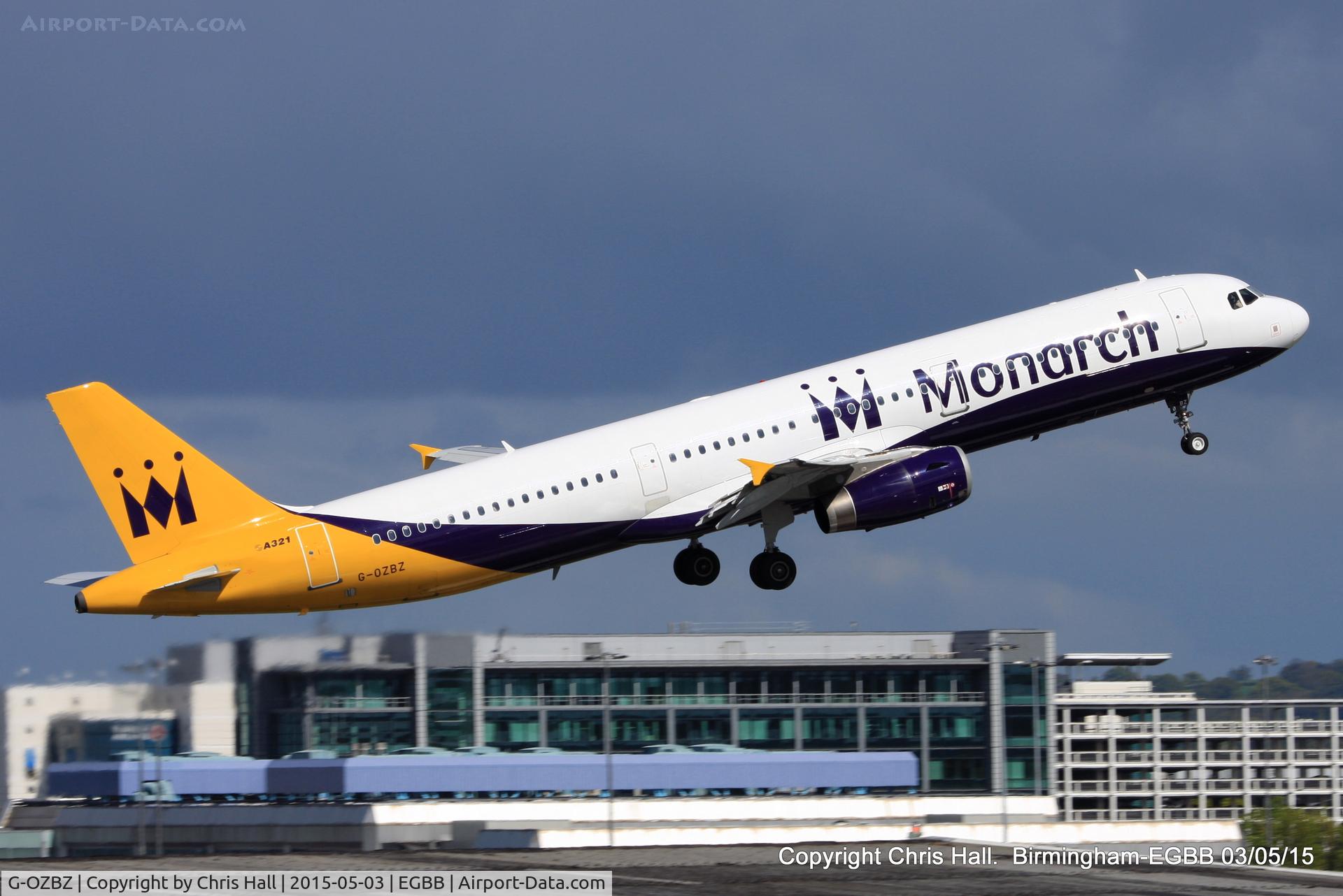 G-OZBZ, 2001 Airbus A321-231 C/N 1421, Monarch