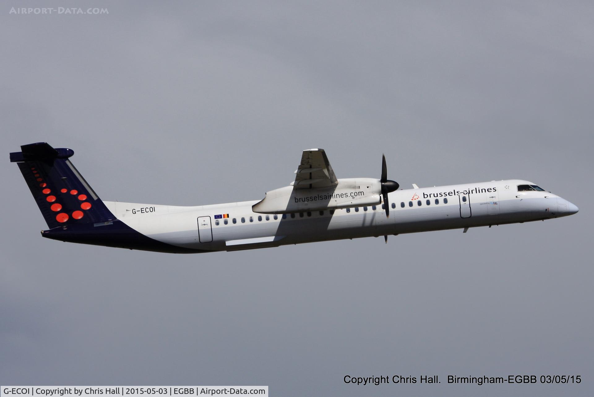 G-ECOI, 2008 De Havilland Canada DHC-8-402Q Dash 8 C/N 4224, Brussels Airlines