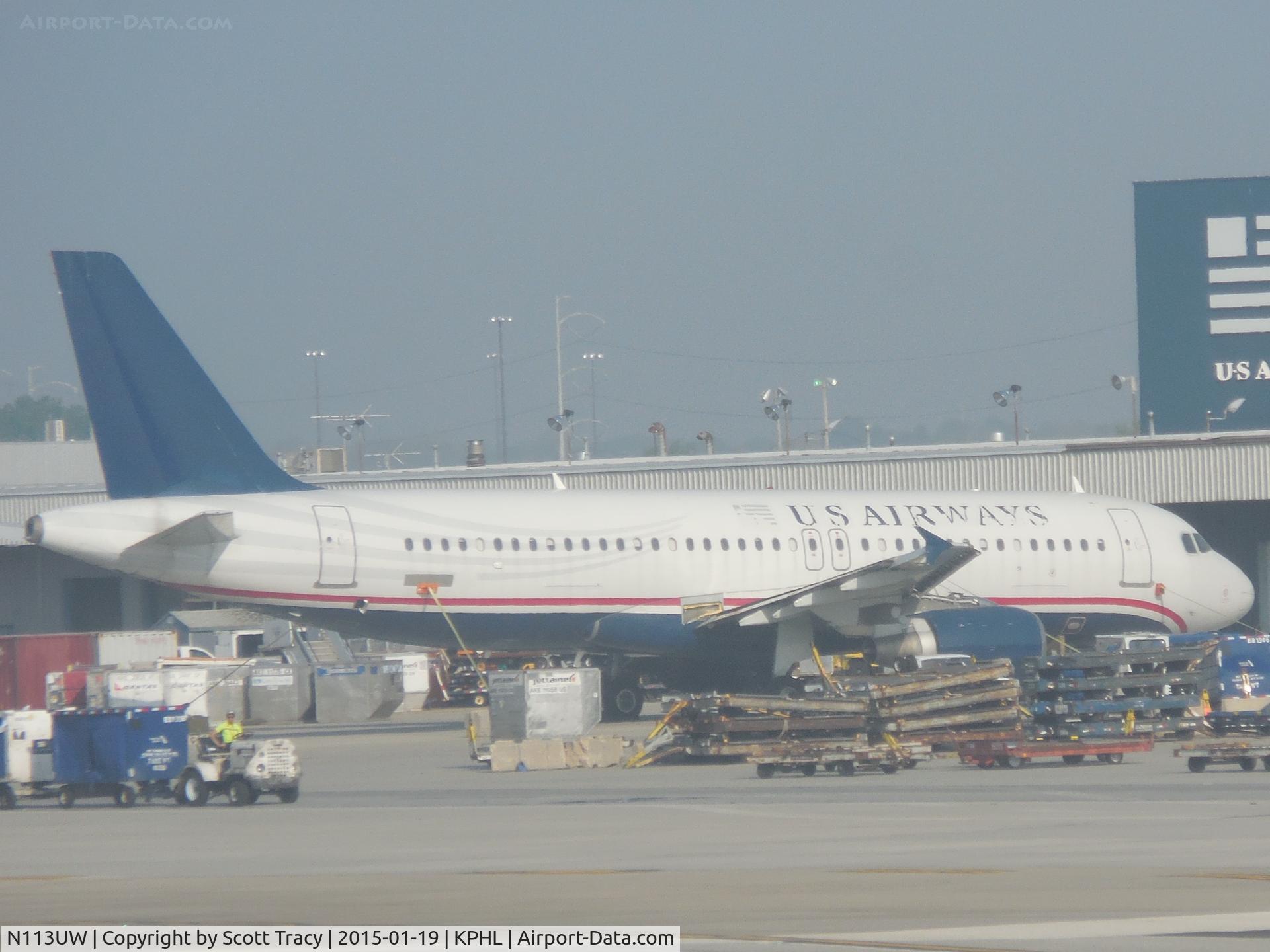 N113UW, 1999 Airbus A320-214 C/N 1141, Sitting there ever since it crashed on takeoff.
