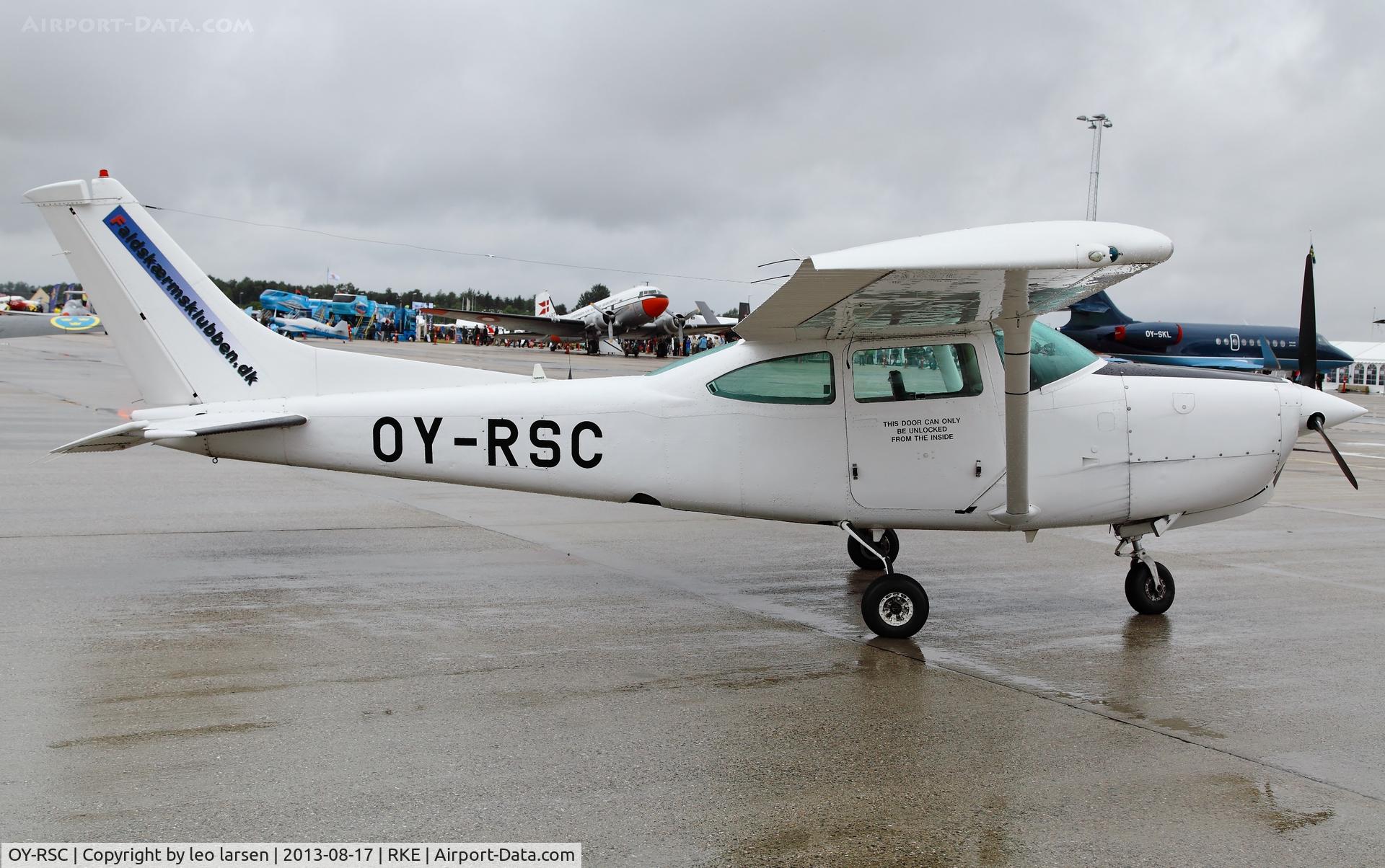 OY-RSC, 1980 Cessna TR182 Turbo Skylane RG Turbo Skylane RG C/N R182 01575, Roskilde Air Show 17.8.13