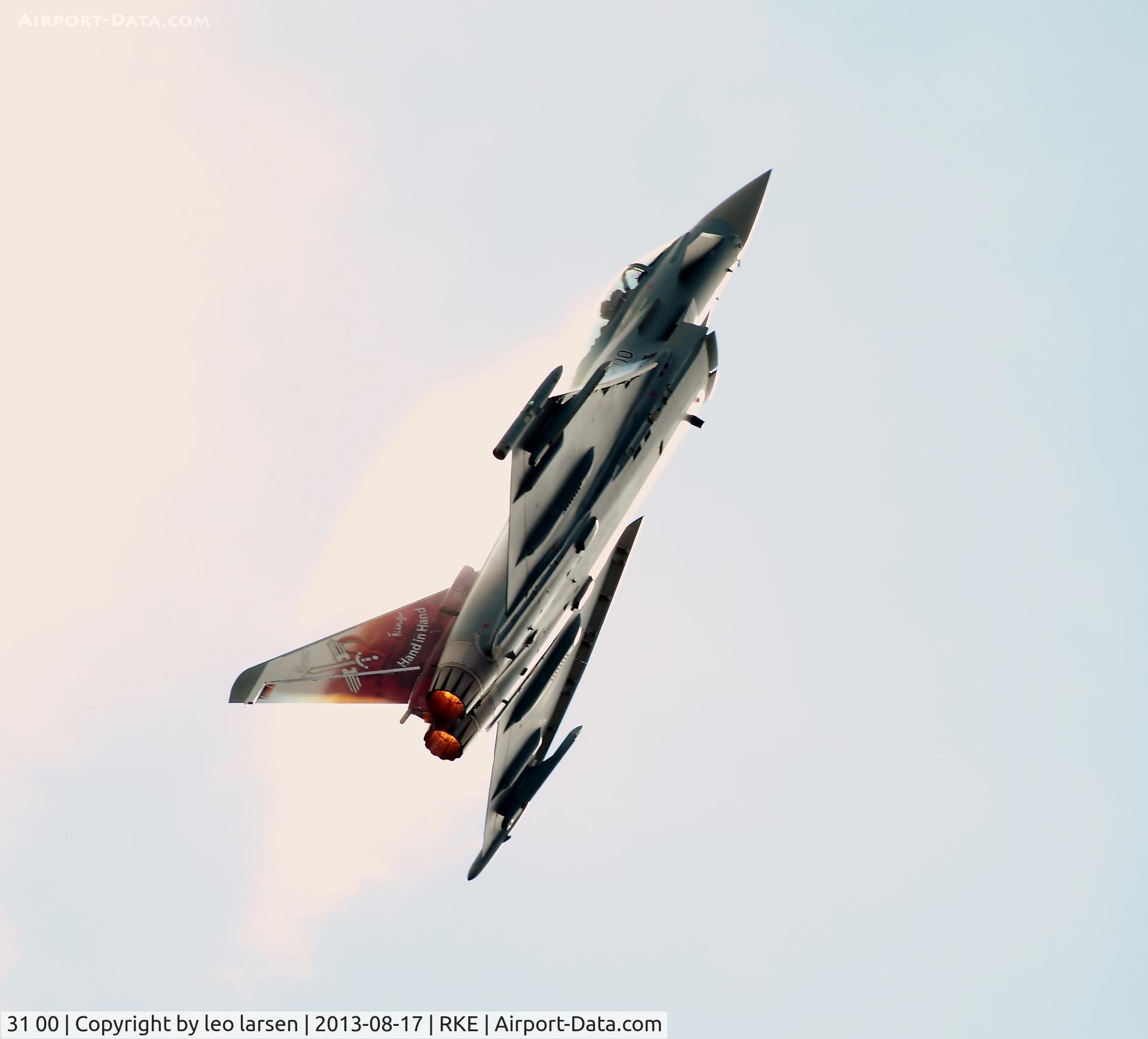 31 00, 2013 Eurofighter EF-2000 Typhoon S C/N GS077, Roskilde Air Show 17.8.13