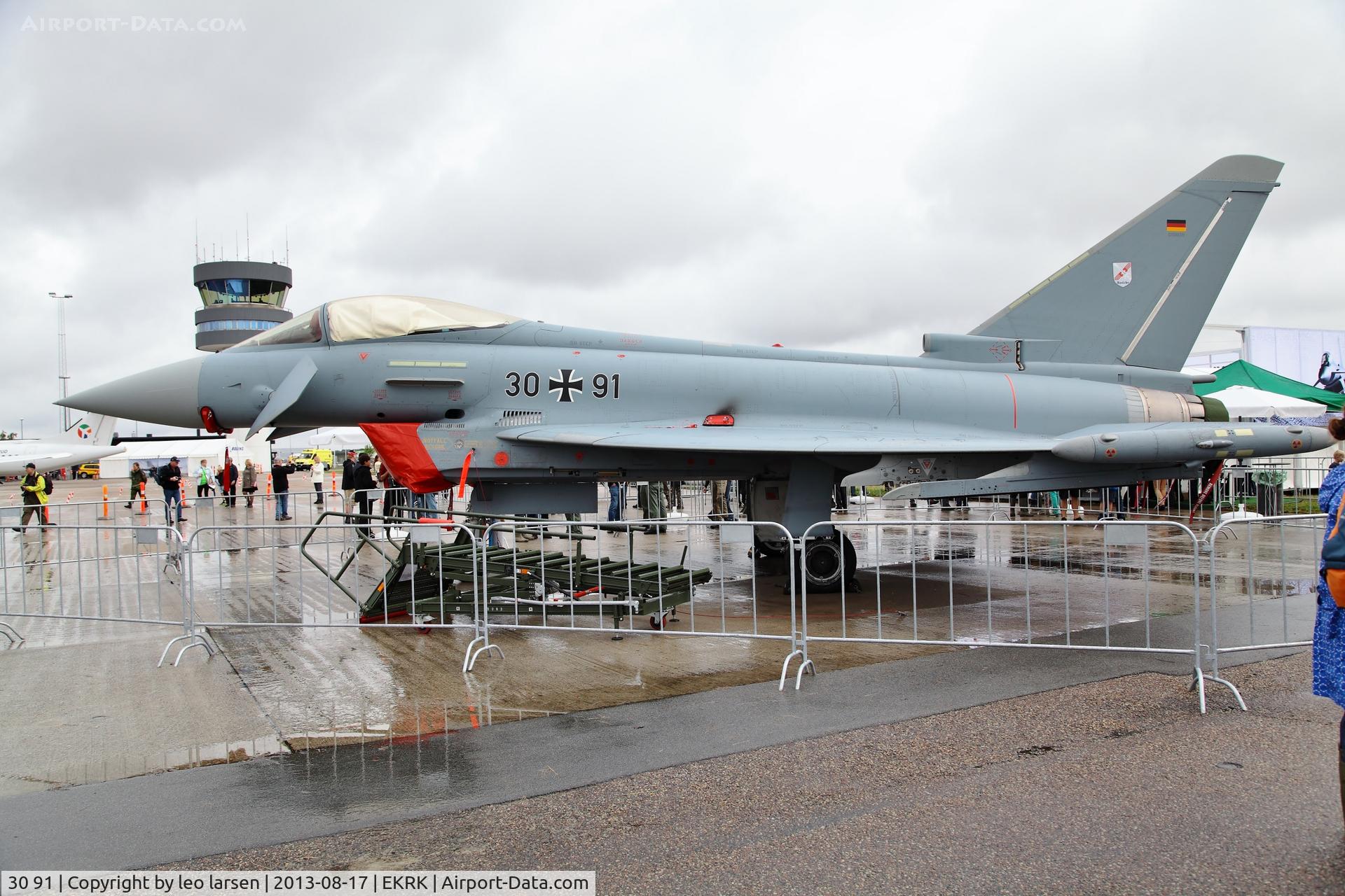 30 91, Eurofighter EF-2000 Typhoon S C/N GS070, Roskilde Air Show 17.8.13