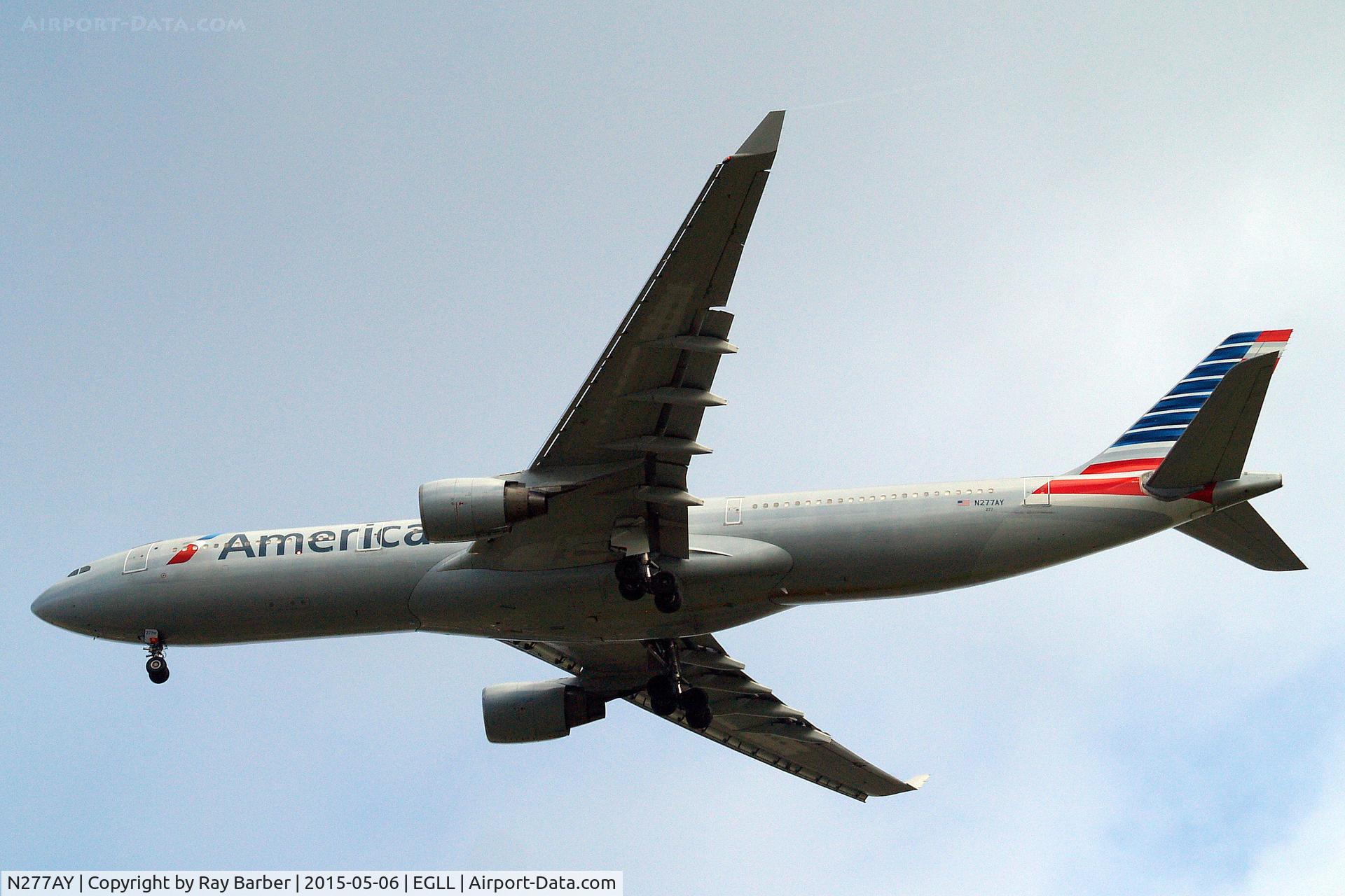N277AY, 2001 Airbus A330-323 C/N 0380, Airbus A330-323X [380] (American Airlines) Home~G 06/05/2015. On approach 27R.