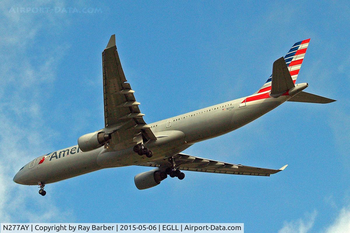 N277AY, 2001 Airbus A330-323 C/N 0380, Airbus A330-323X [380] (American Airlines) Home~G 06/05/2015. On approach 27R.