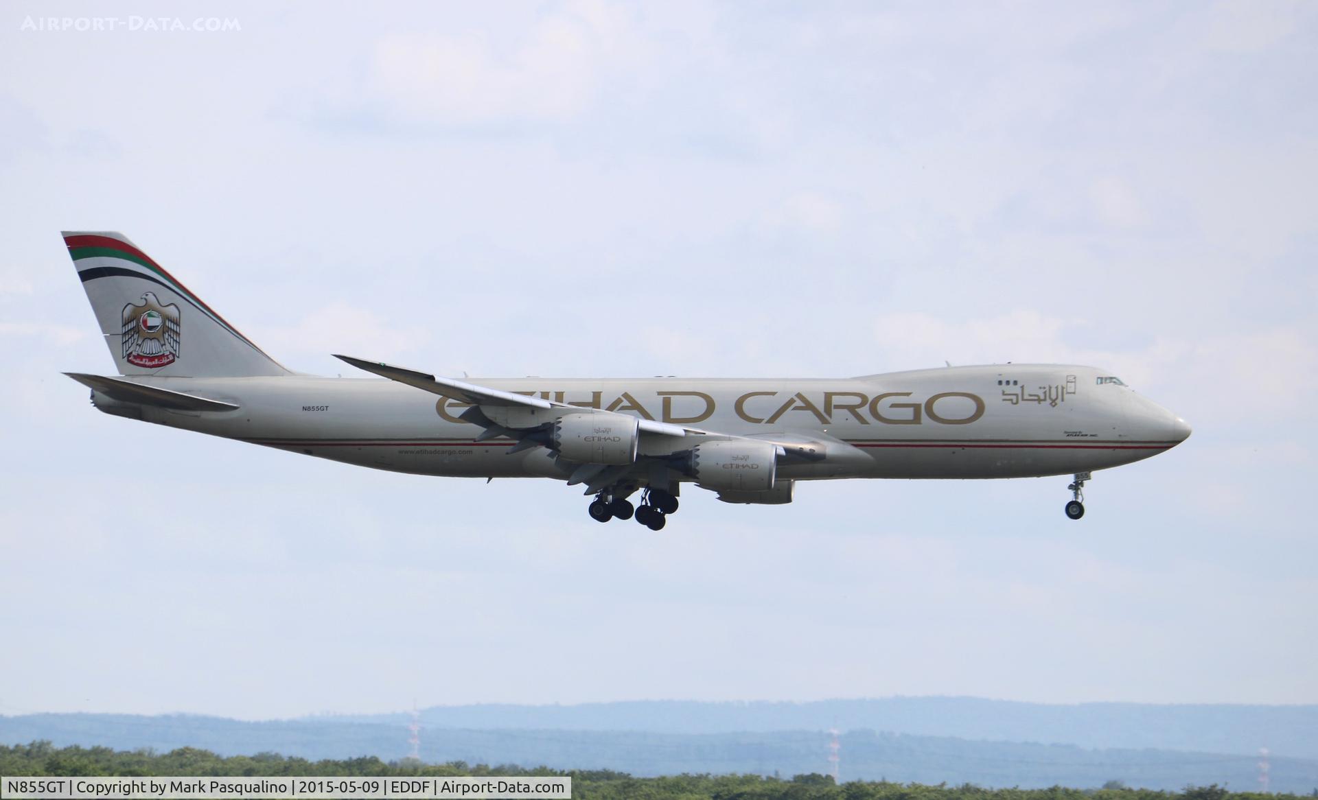 N855GT, 2013 Boeing 747-87UF C/N 37567, Boeing 747-800F