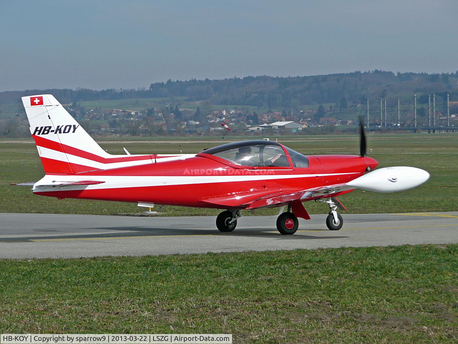 HB-KOY, 1972 SIAI-Marchetti F-260B C/N 2-58, a hot-rod