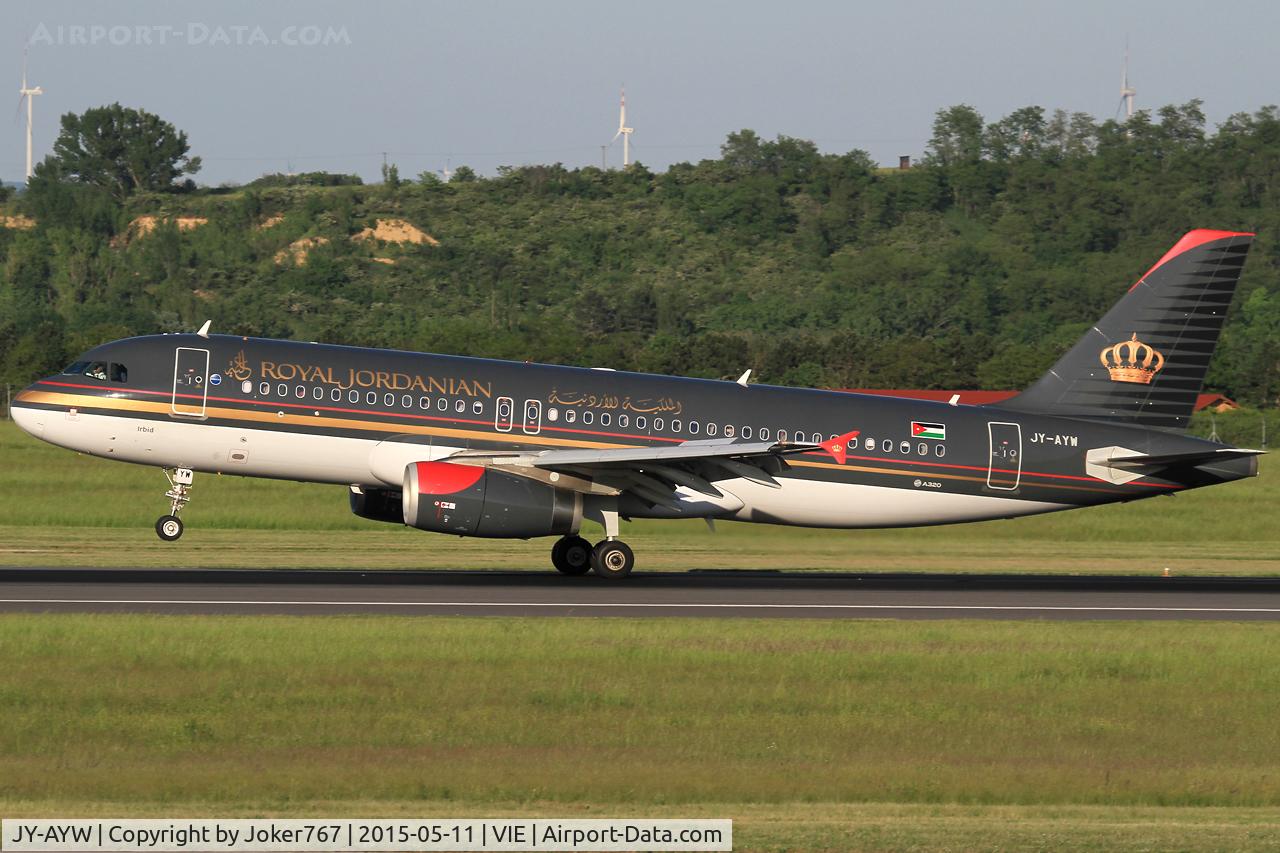 JY-AYW, 2012 Airbus A320-232 C/N 5367, Royal Jordanian Airlines