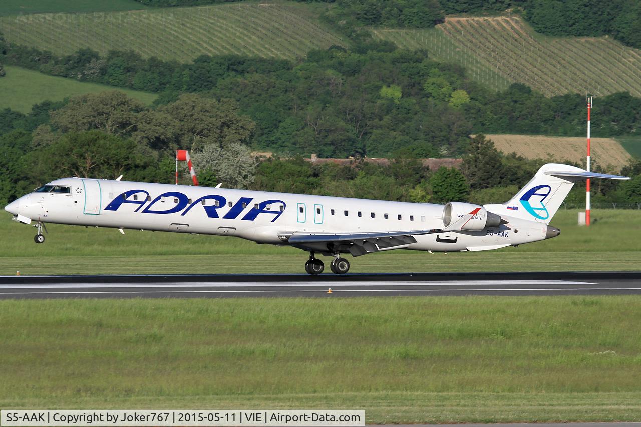 S5-AAK, 2007 Canadair CRJ-900ER (CL-600-2D24) C/N 15128, Adria Airways