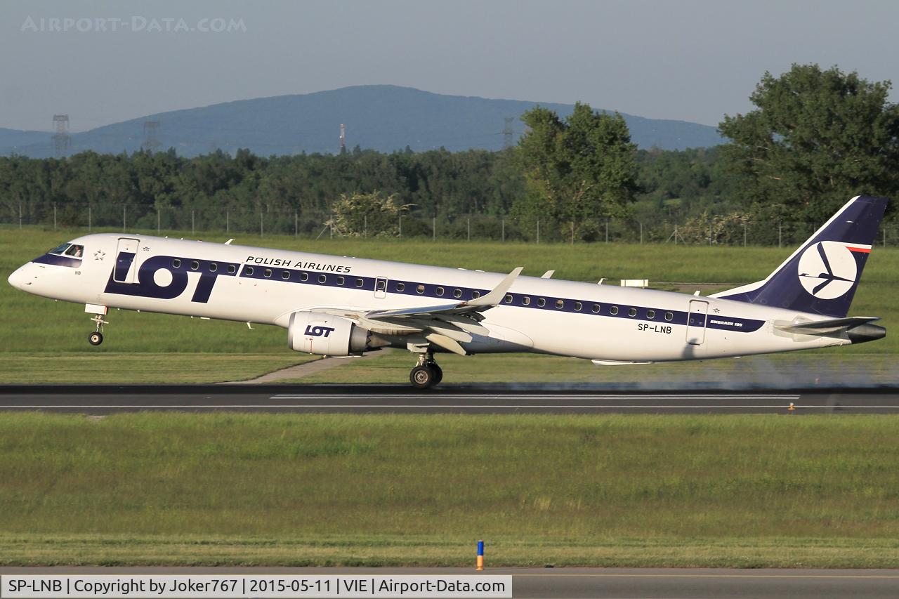 SP-LNB, 2011 Embraer 195LR (ERJ-190-200LR) C/N 19000444, LOT - Polish Airlines