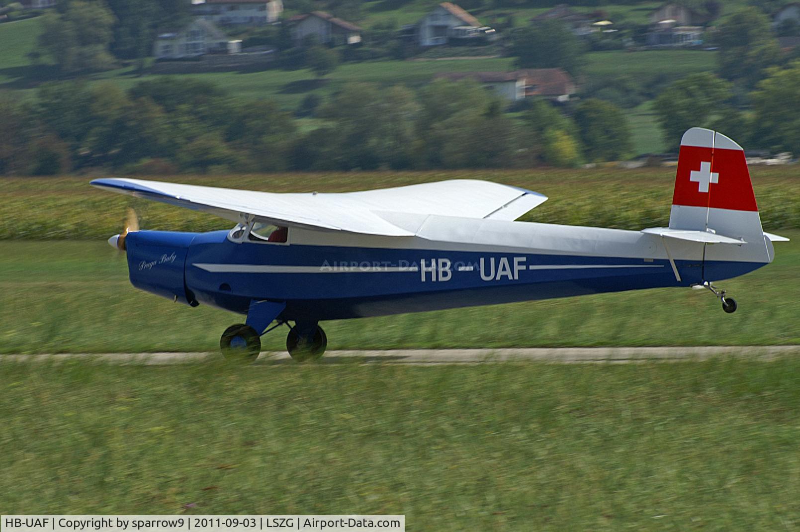 HB-UAF, 1947 Praga E114M C/N 119, flying again after rebuild