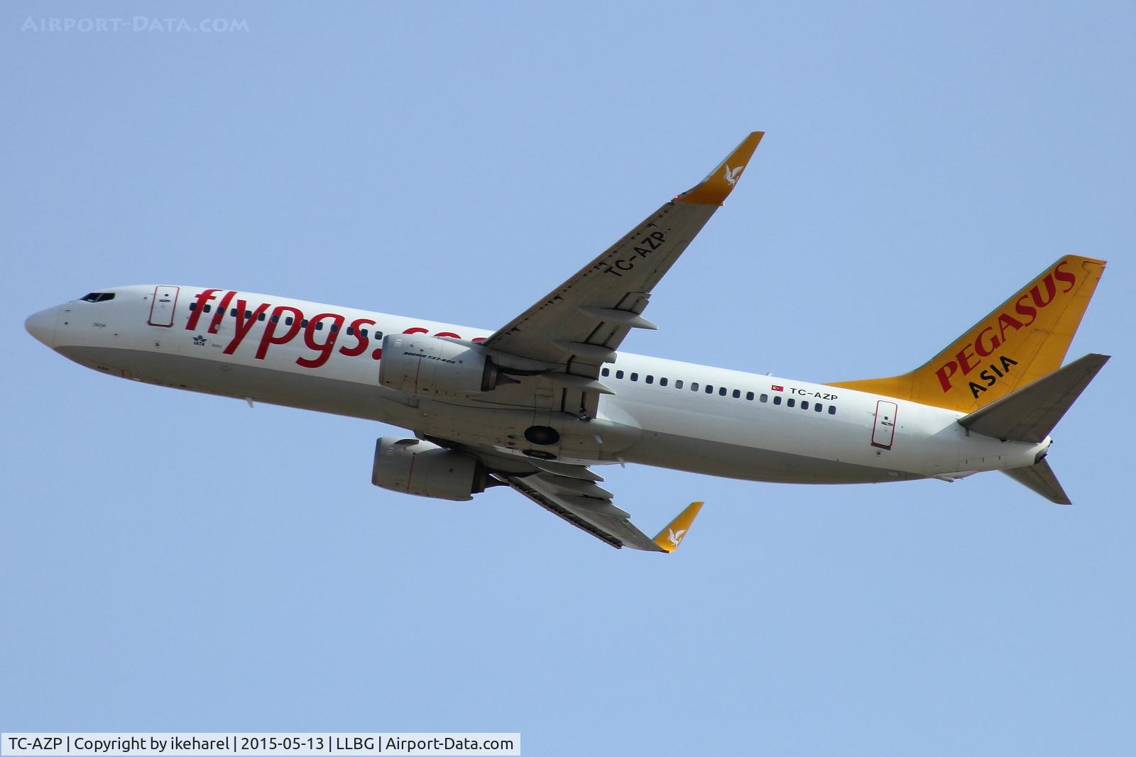TC-AZP, 2012 Boeing 737-82R C/N 38176, Pegasus flight to Istanbul, Turkey.