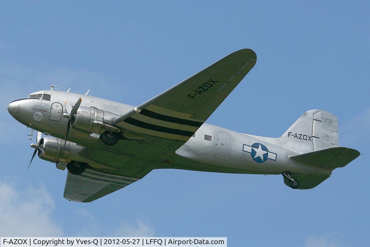 F-AZOX, 1945 Douglas DC-3C-S1C3G (C-47B-35-DK) C/N 16604, Douglas C-47B Dakota Mk4, La Ferté Alais Airfield (LFFQ) Air Show 2012