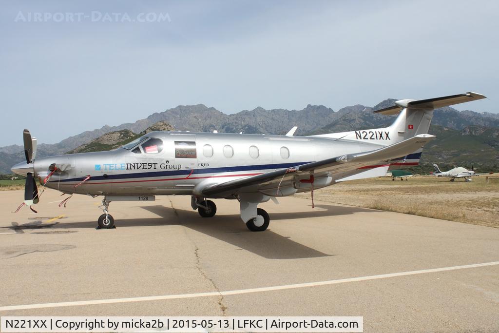 N221XX, 2009 Pilatus PC-12/47E C/N 1128, Parked