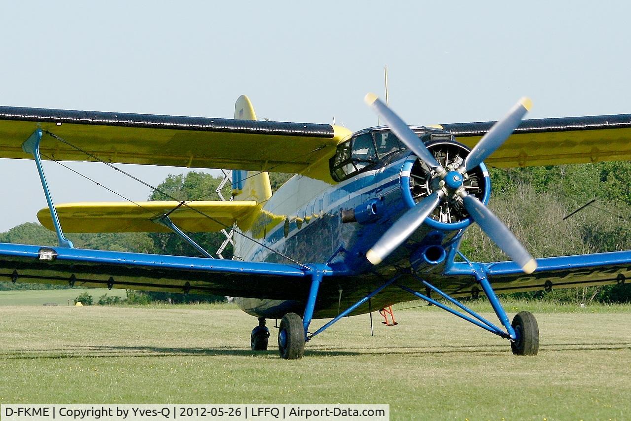 D-FKME, 1957 Antonov An-2 C/N 1G17805, Antonov AN-2T, Donau Air Service , La Ferté-Alais Airfield (LFFQ) Air Show 2012