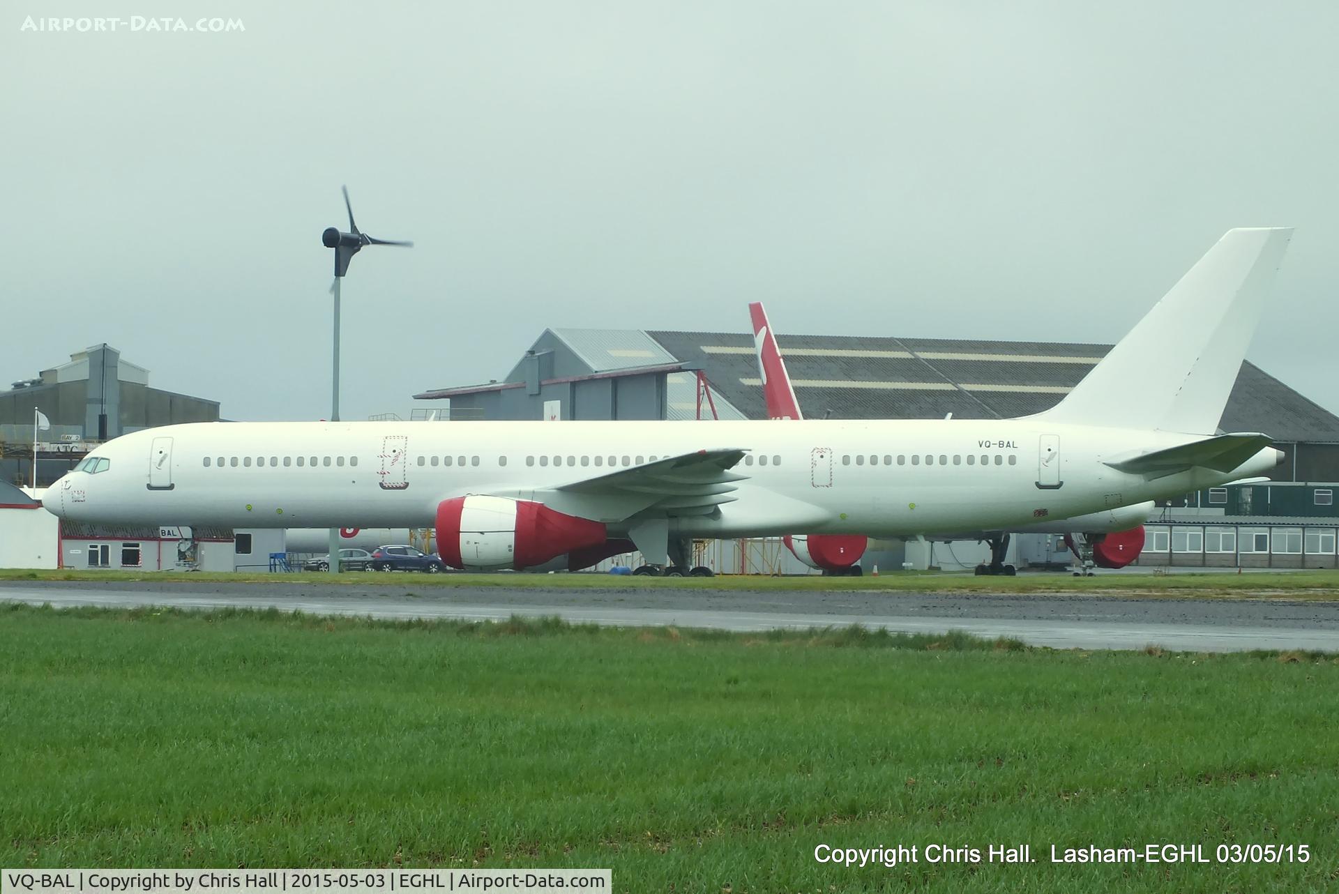 VQ-BAL, 1994 Boeing 757-2Q8 C/N 27351, ex Nordwind Airlines in storage at Lasham