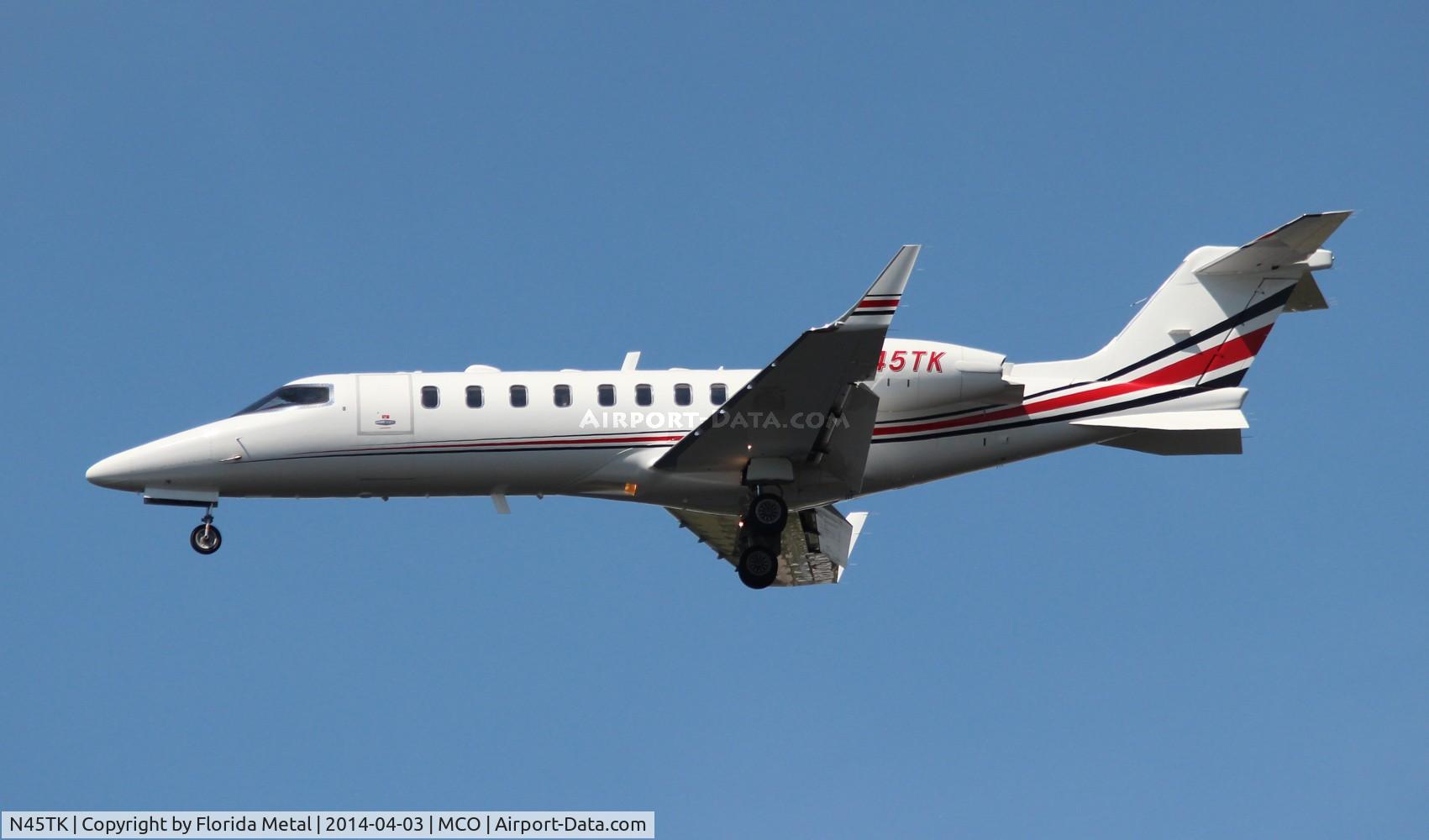 N45TK, 2010 Learjet 45 C/N 411, Lear 45