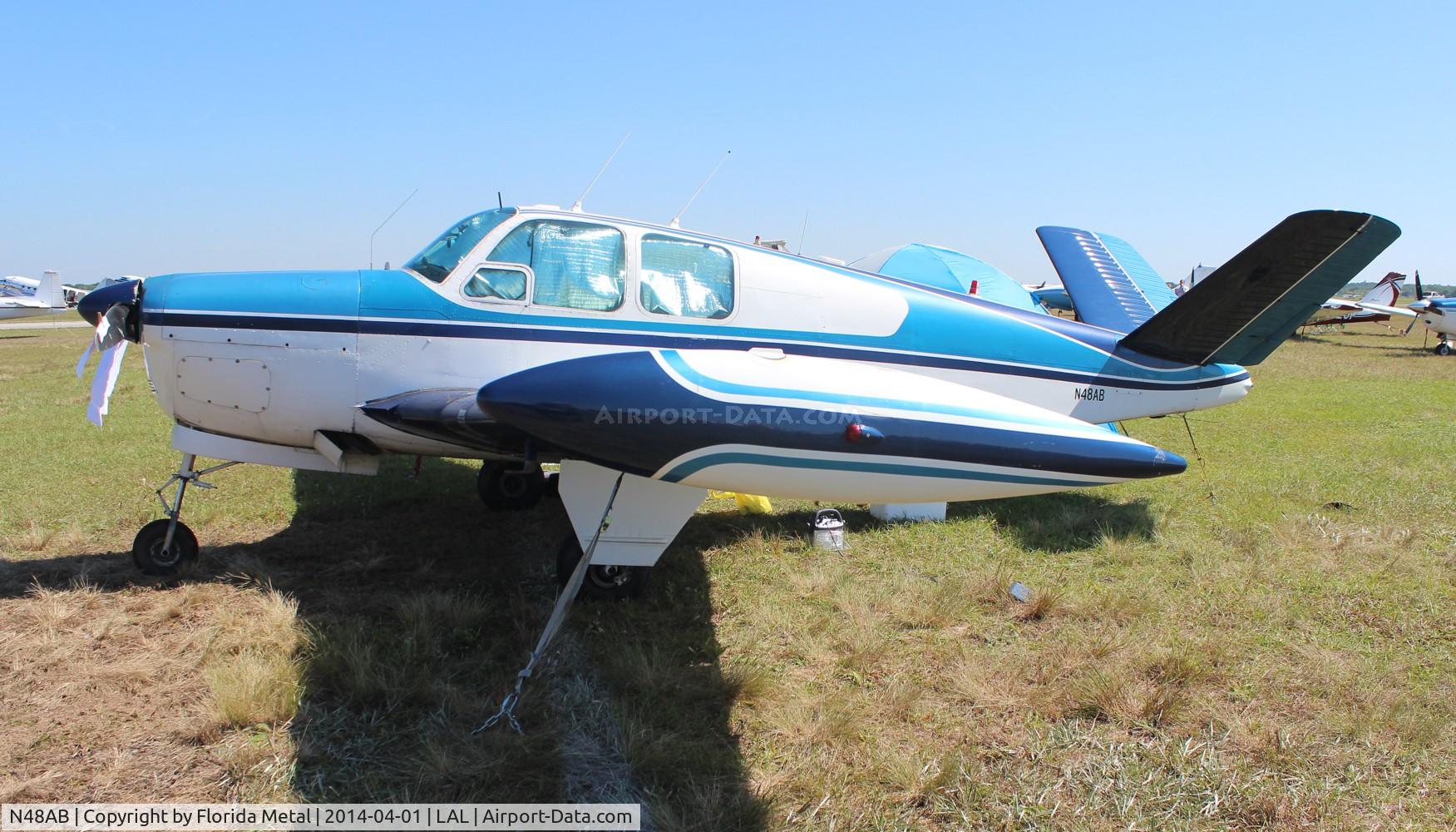 N48AB, 1954 Beech E35 C/N D-3769, Beech E35