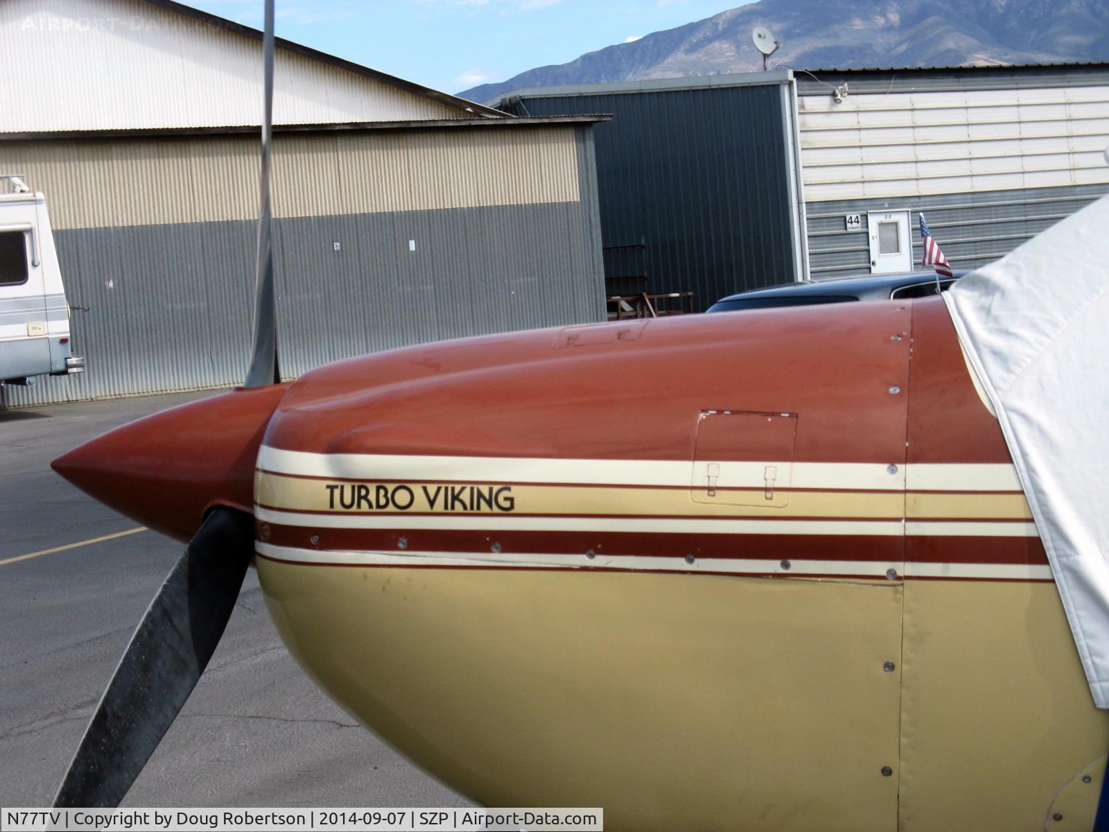 N77TV, 1977 Bellanca 17-31ATC Super Viking C/N 77-31137, 1977 Bellanca 17-31ATC TURBO VIKING, Lycoming IO-540 300 Hp, logo