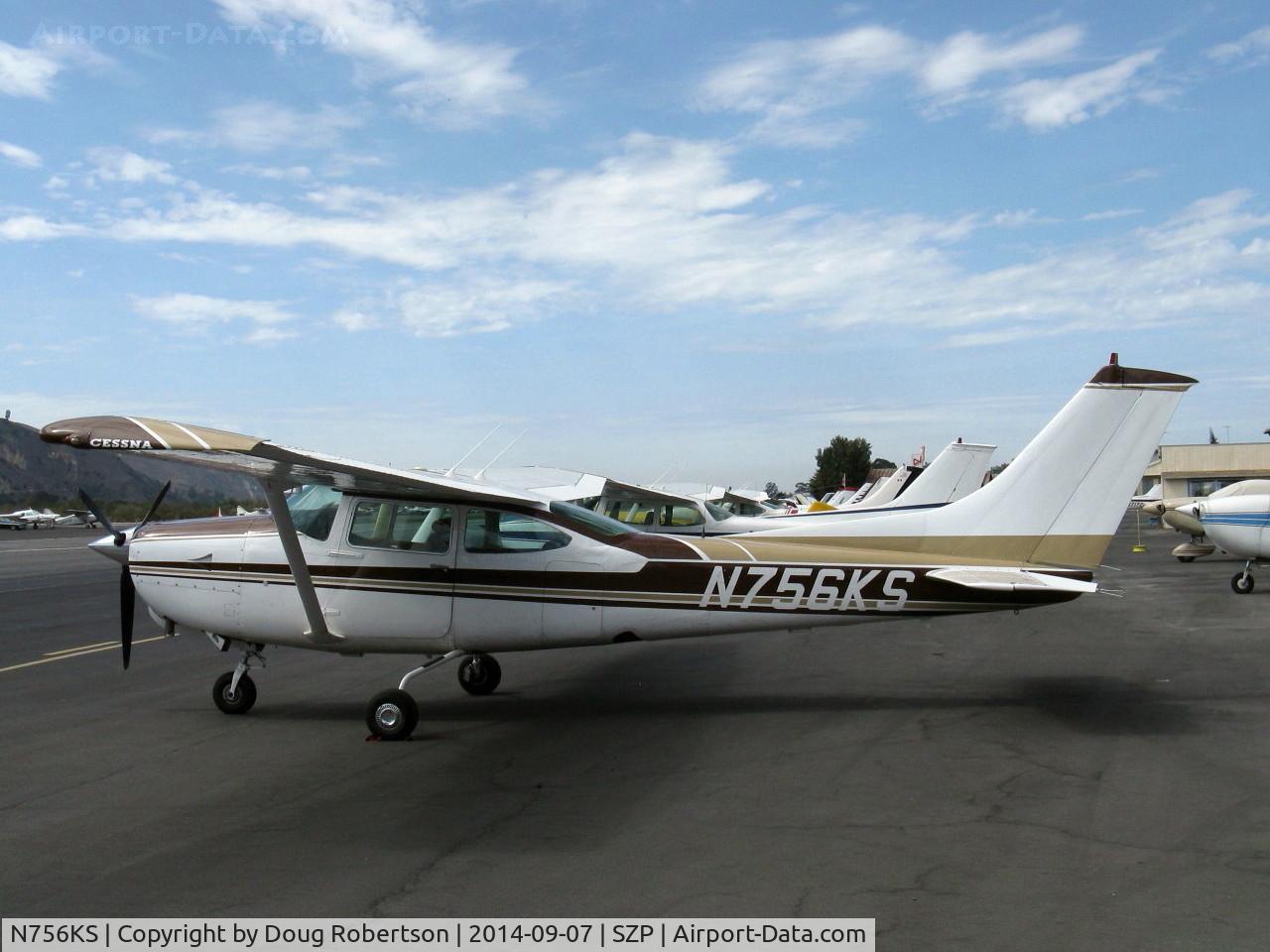 N756KS, 1979 Cessna TR182 Turbo Skylane RG C/N R18201096, 1979 Cessna TR182 SKYLANE RG II, Lycoming O-540-L3C5D 225 Hp, AiResearch turbo delivers full power to this aircraft's 20,000' ceiling, Retractable gear