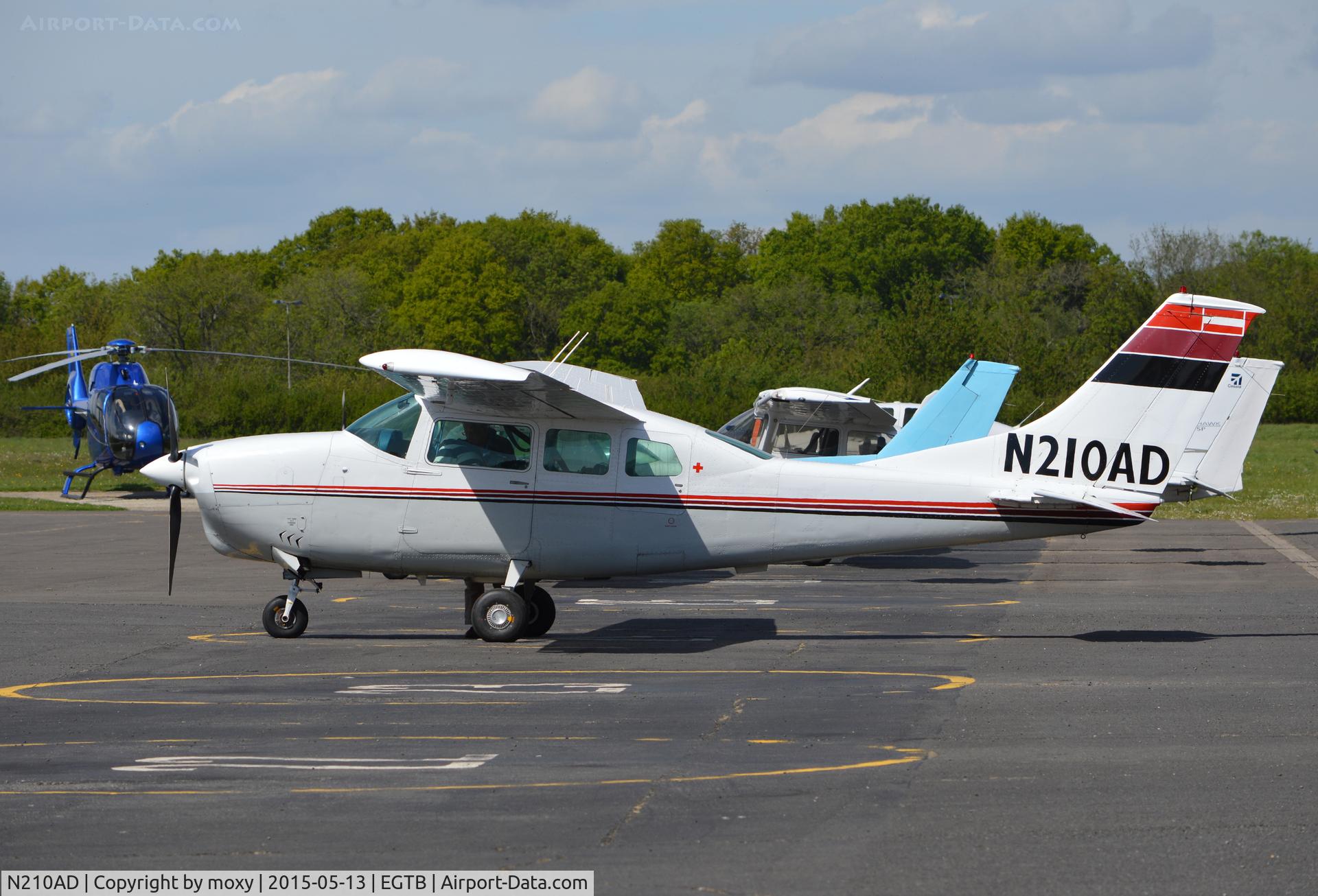 N210AD, 1967 Cessna 210G Centurion C/N 210-58835, Cessna 210G at Wycombe Air Park.
