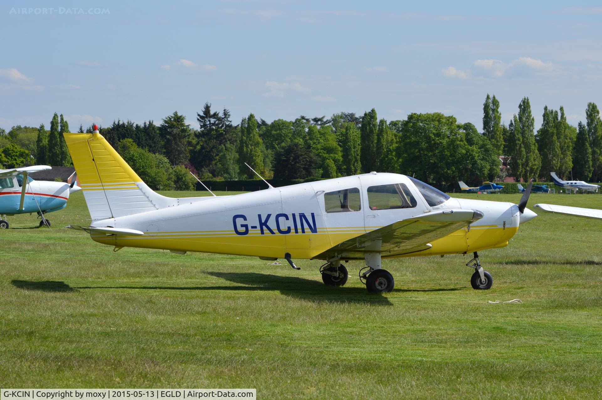 G-KCIN, 1989 Piper PA-28-161 Cadet C/N 2841102, Piper PA-28 Cadet at Denham.