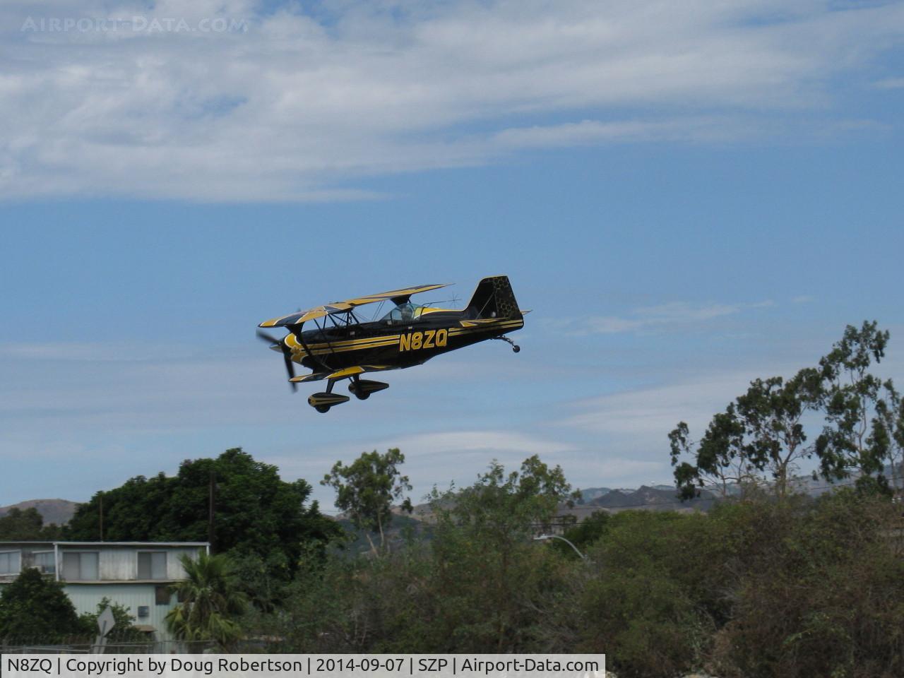 N8ZQ, 1999 Aviat Pitts S-2C Special C/N 6024, 1999 Aviat Pitts S-2C SPECIAL, Lycoming AEIO-540 260 Hp, aerobatic with full inverted systems, four ailerons, on final Rwy 22