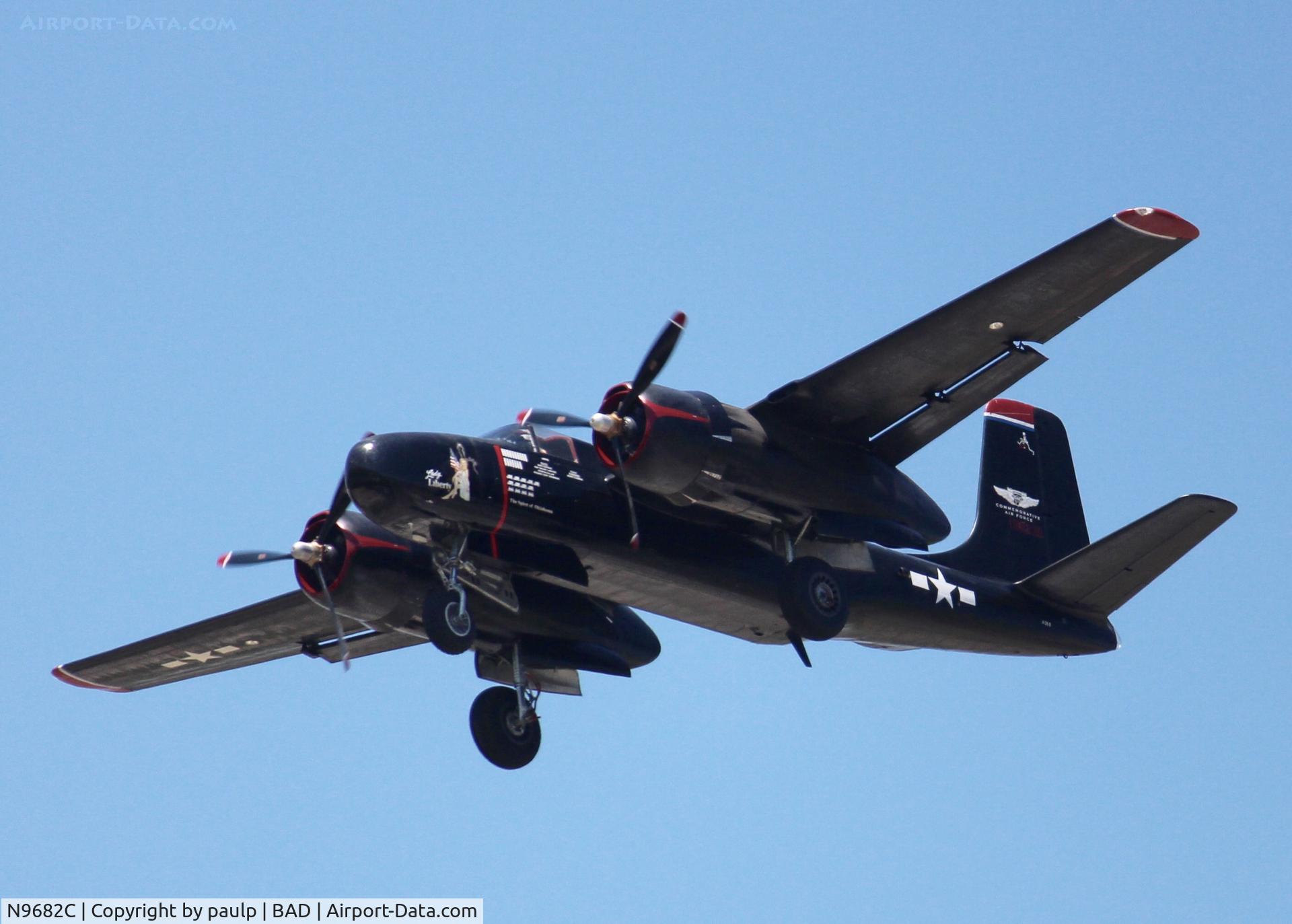 N9682C, 1944 Douglas A-26B Invader Invader C/N 6943, At Barksdale Air Force Base.
